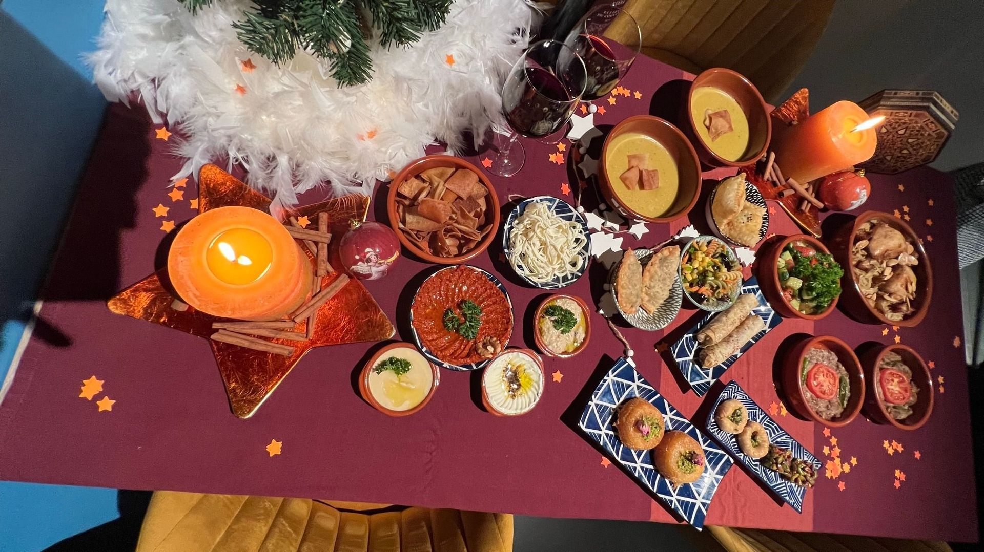 Pour les fêtes, un menu aussi copieux que raffiné.