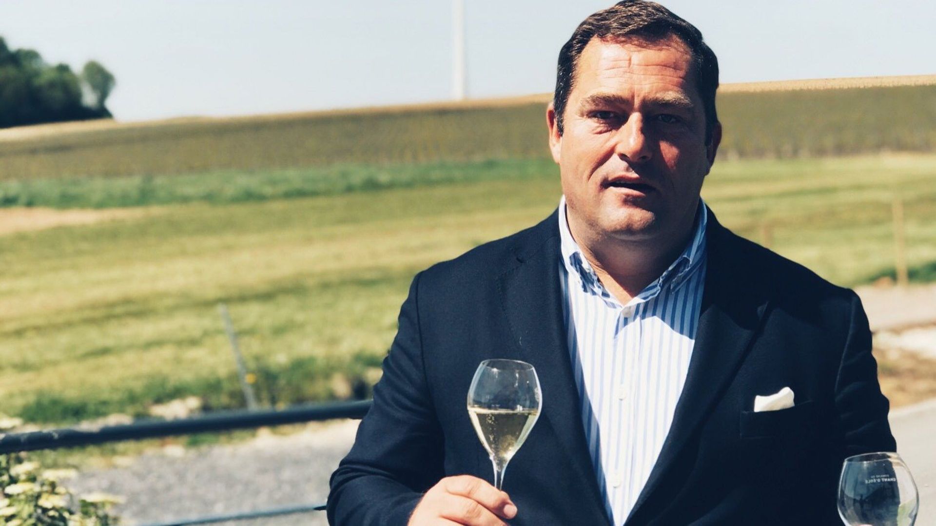 Hubert Ewbank, CEO du domaine du Chant d'Éole