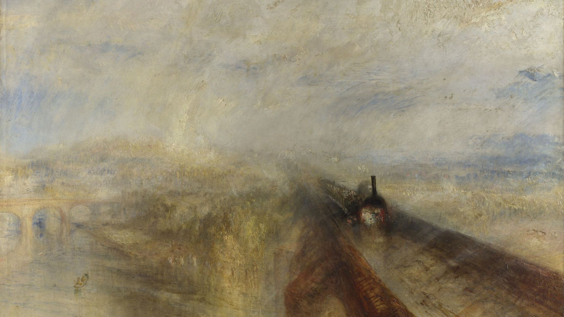 "Train, vapeur, vitesse" de Turner (1844)
