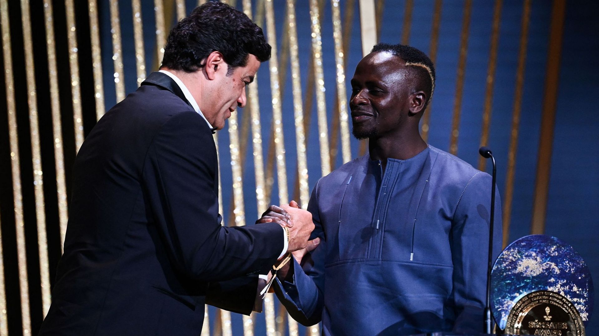 Sadio Mané reçoit le premier prix Socrates