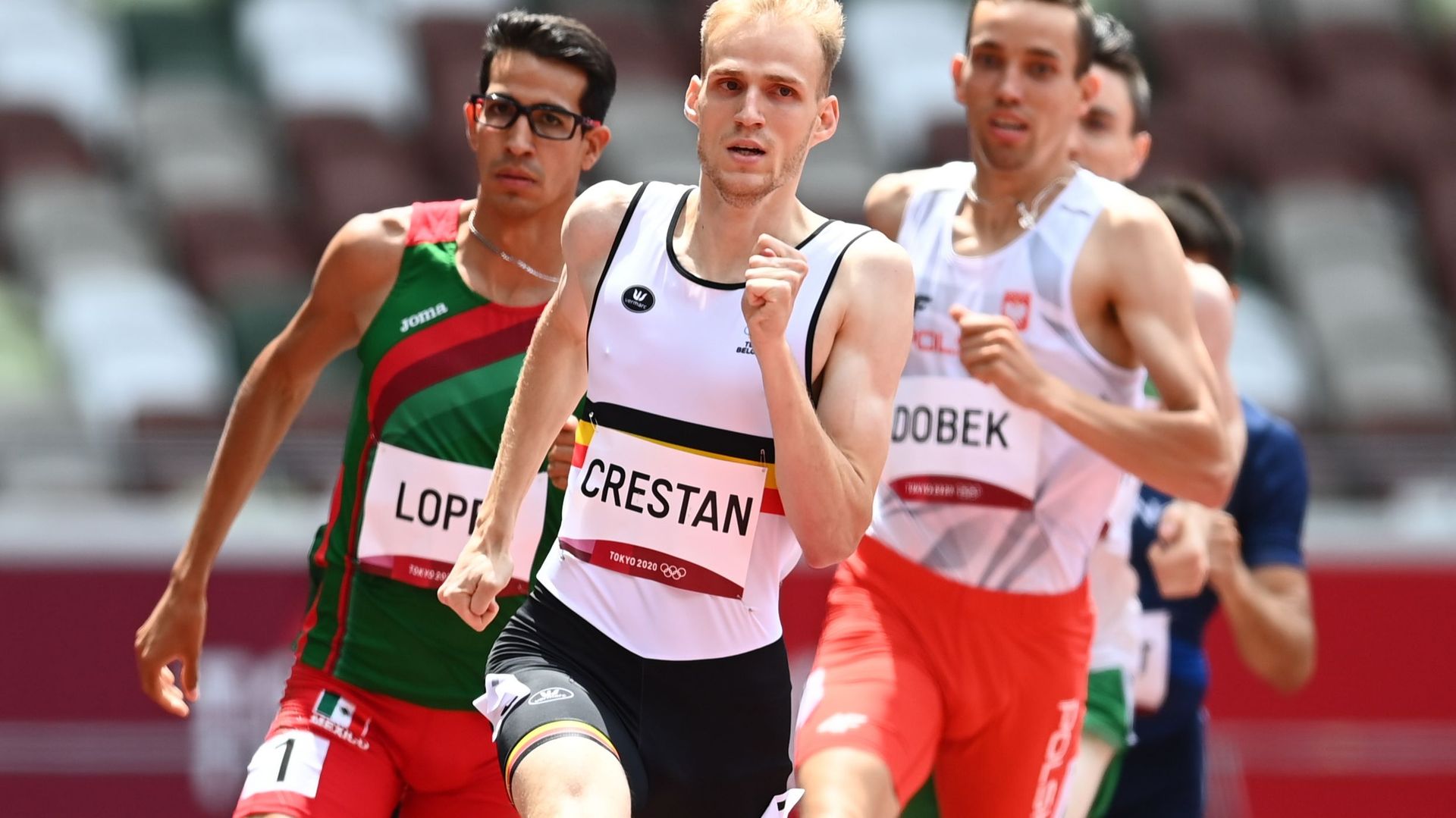 Eliott Crestan s’est qualifié pour les demi-finales du 800 m samedi aux Jeux Olympiques de Tokyo.