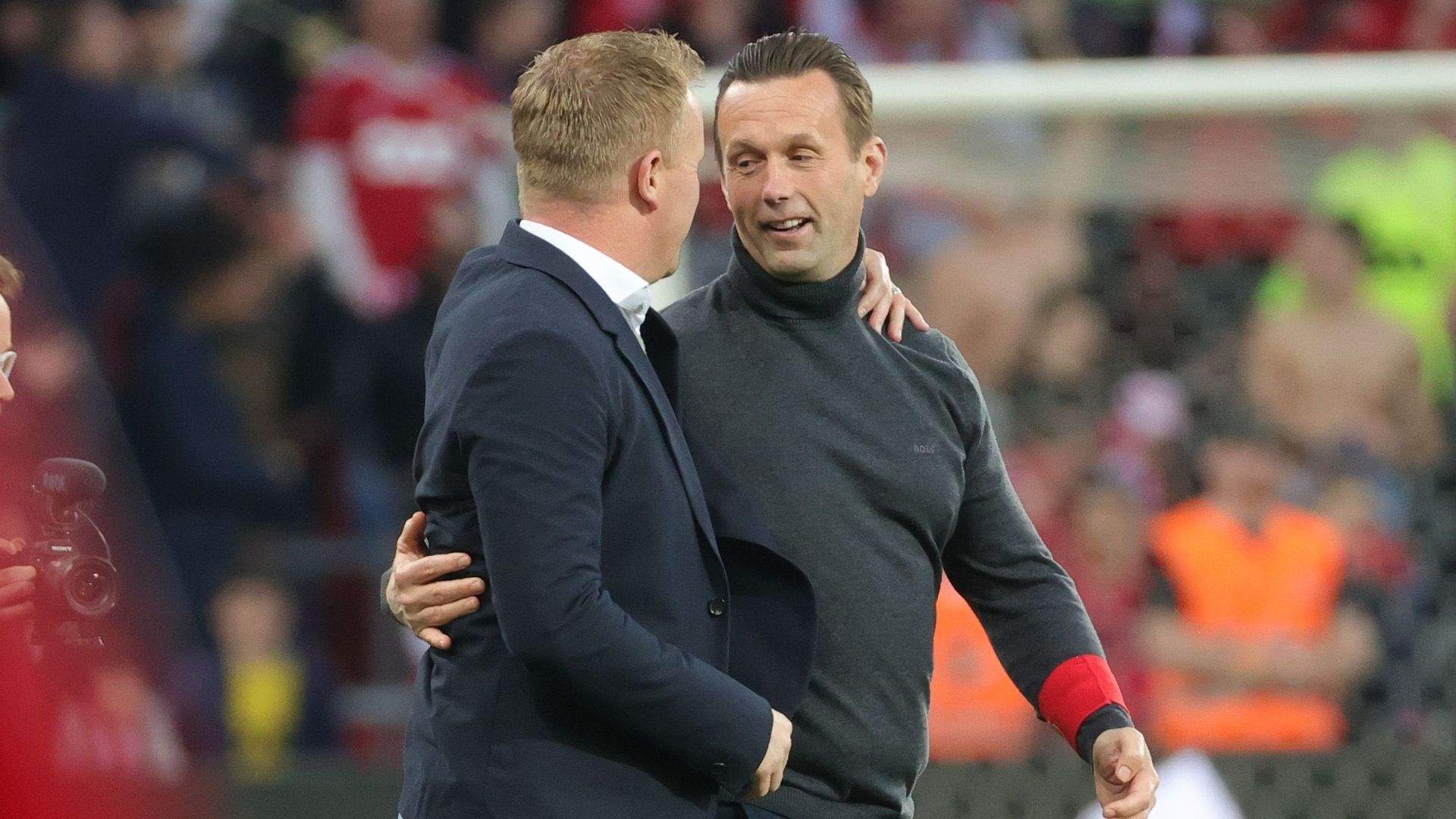 Wouter Vrancken et Ronny Deila après la rencontre.