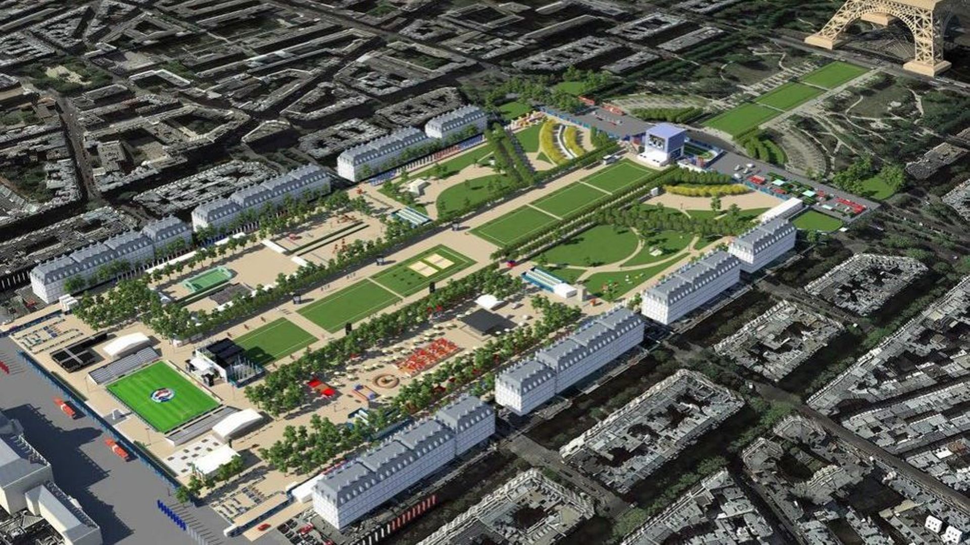 Euro 2016 Une 'fanzone' géante et ultrasécurisée à Paris RTBF Actus