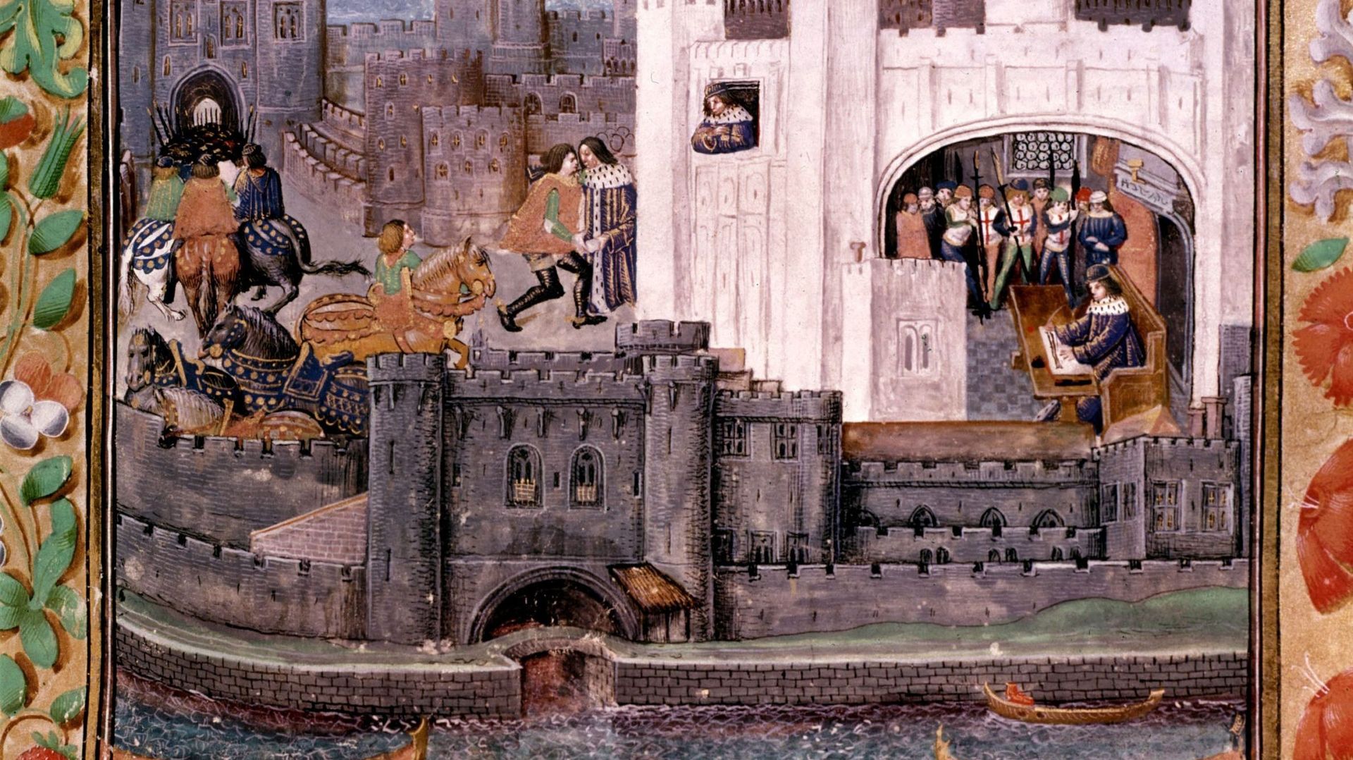 Anthology of poems by Charles of Orlans, made prisoner in Azincourt in 1415