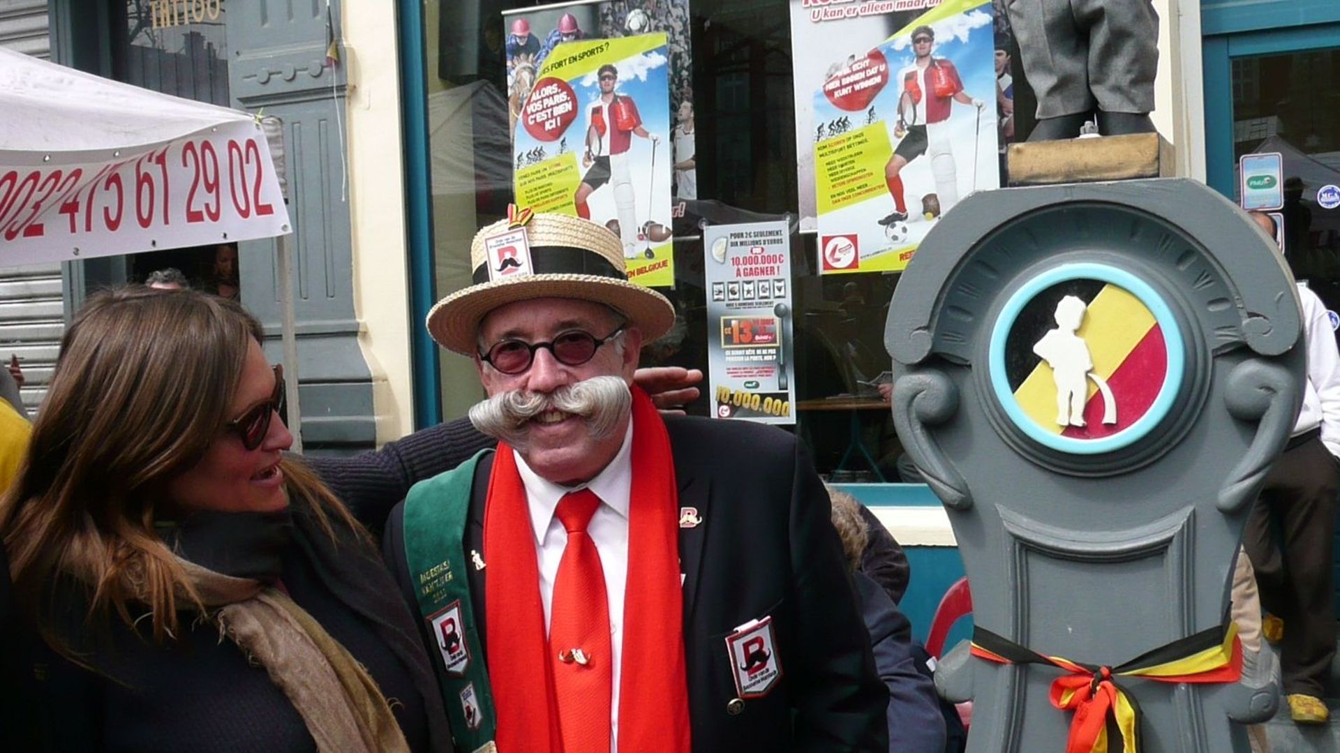 Jean-Pierre Homblé est la "moustache de l'année" à Bruxelles