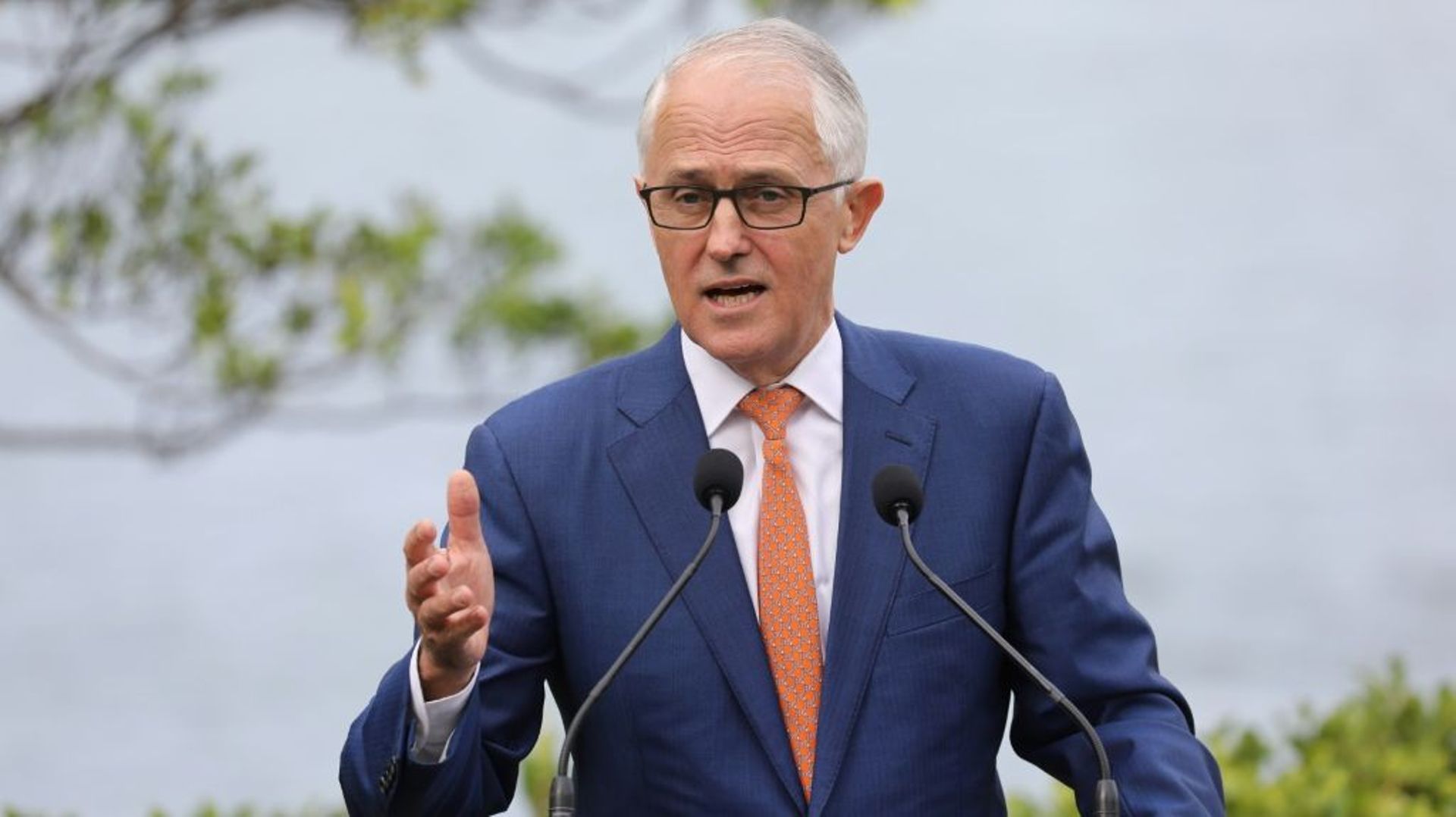Le Premier ministre australien Malcolm Turnbull à Sydney le 2 mai 2018