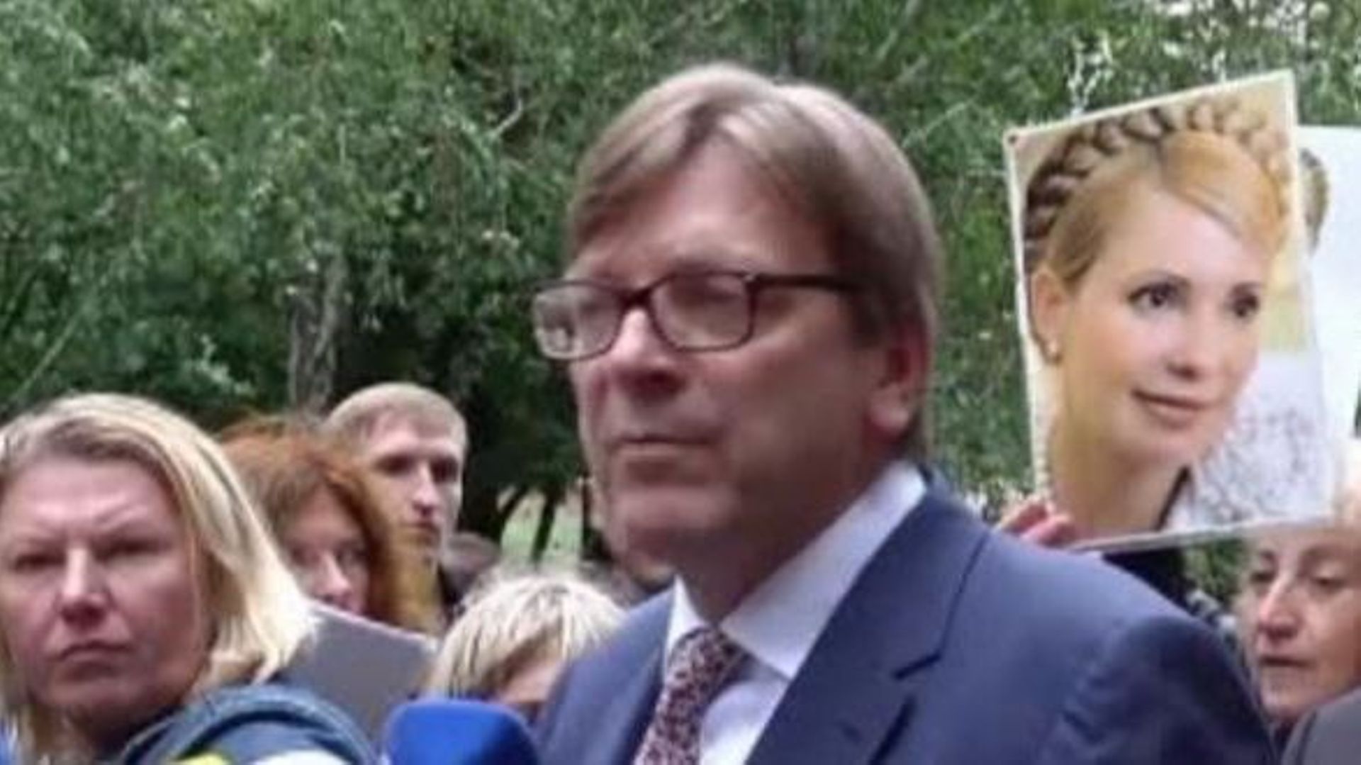 Guy Verhofstadt après sa rencontre avec Ioulia Timochenko