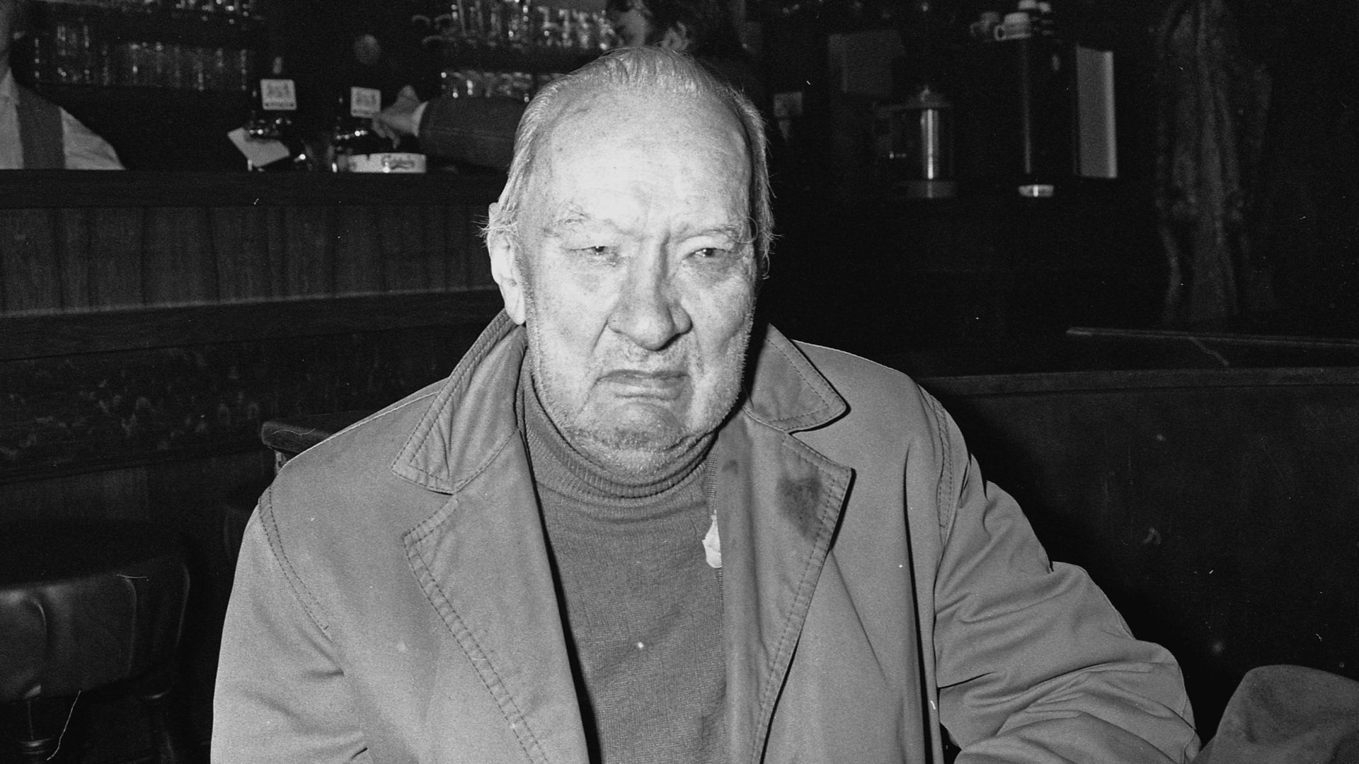 Léon Smet, père de Johnny Hallyday, à Bruxelles en 1984.