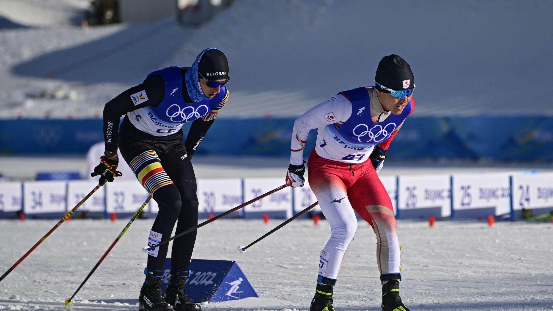 Thibaut de Marre aux Jeux Olympiques de Pékin.