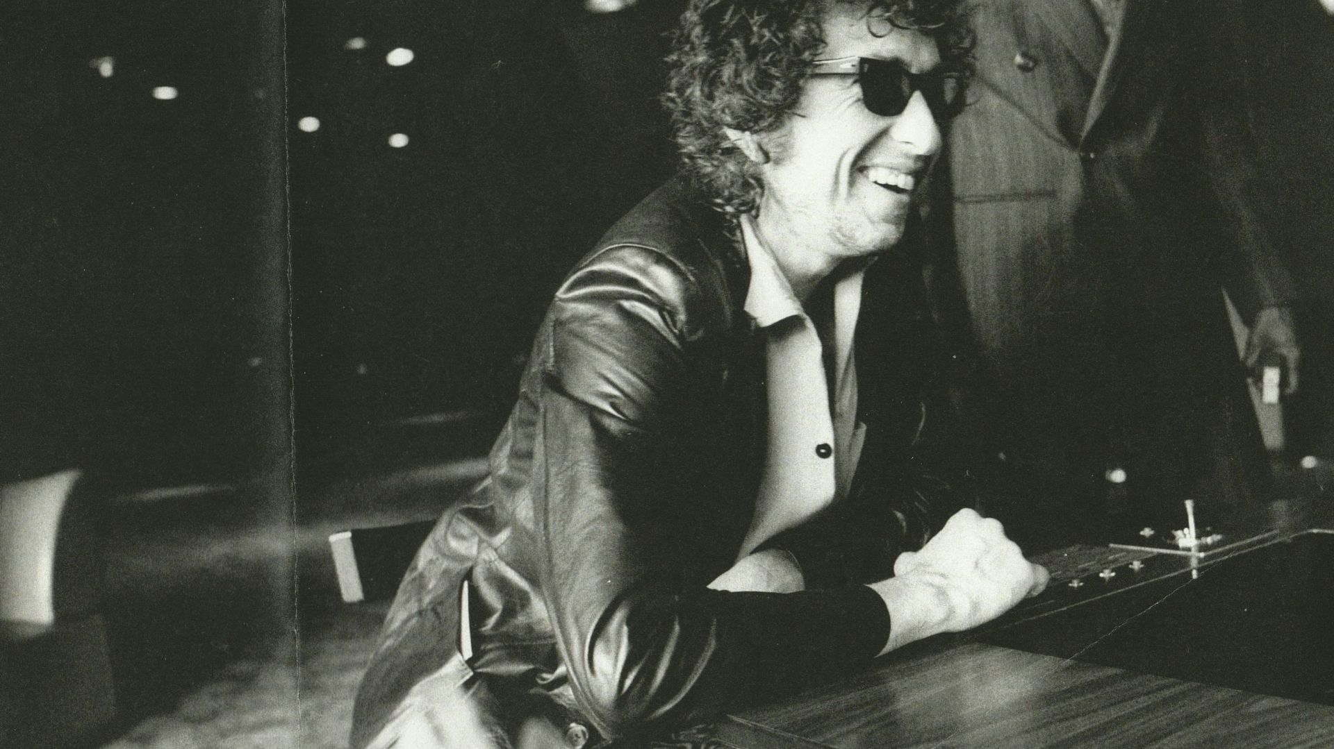 Bob Dylan durant une tournée en Europe en 1978.