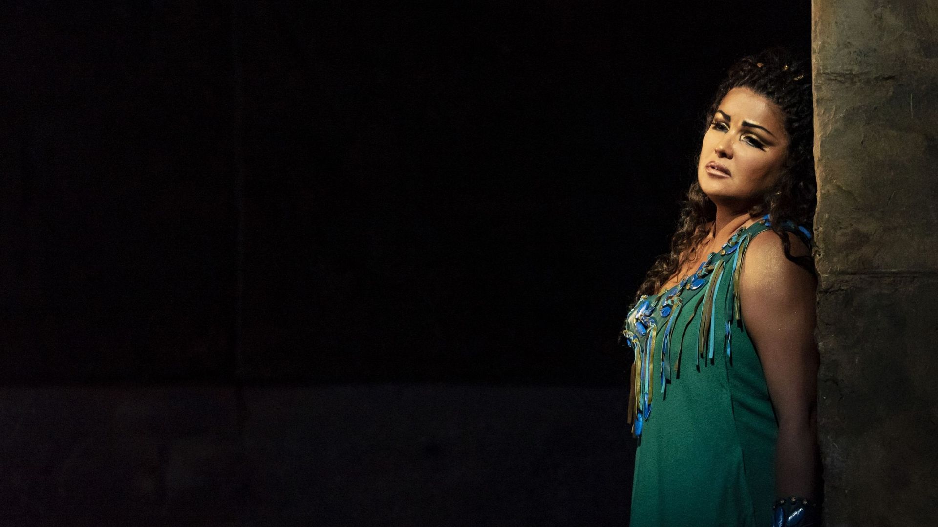 Anna Netrebko en Aïda dans la production du Metropolitan Opera de New York en 2018