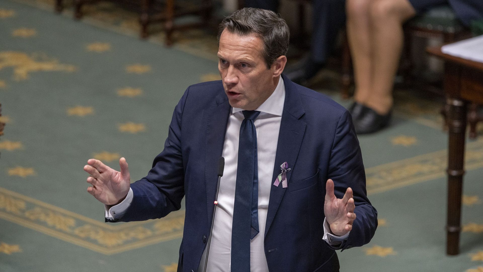 Michel De Maegd dénonce une "dérive autocratique inquiétante" en parlant de Georges-Louis Bouchez
