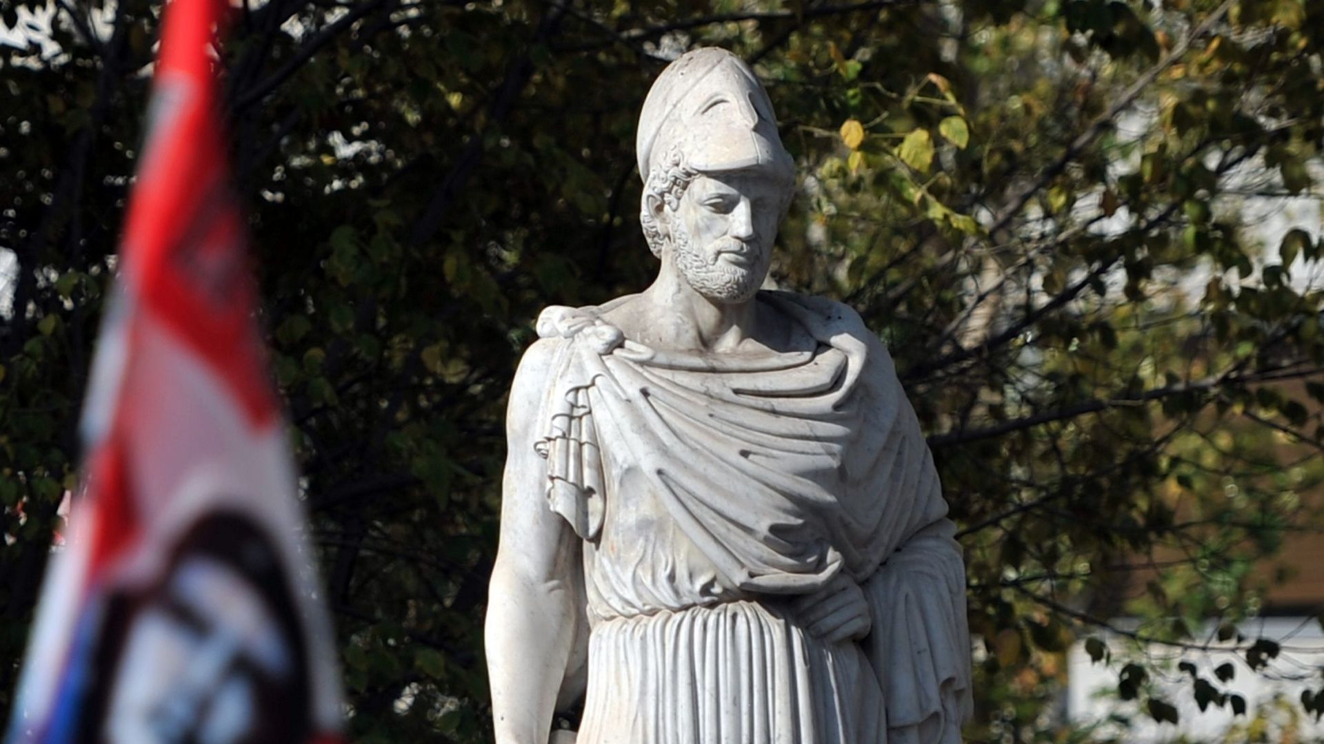 Statue de Périclès, à Athènes