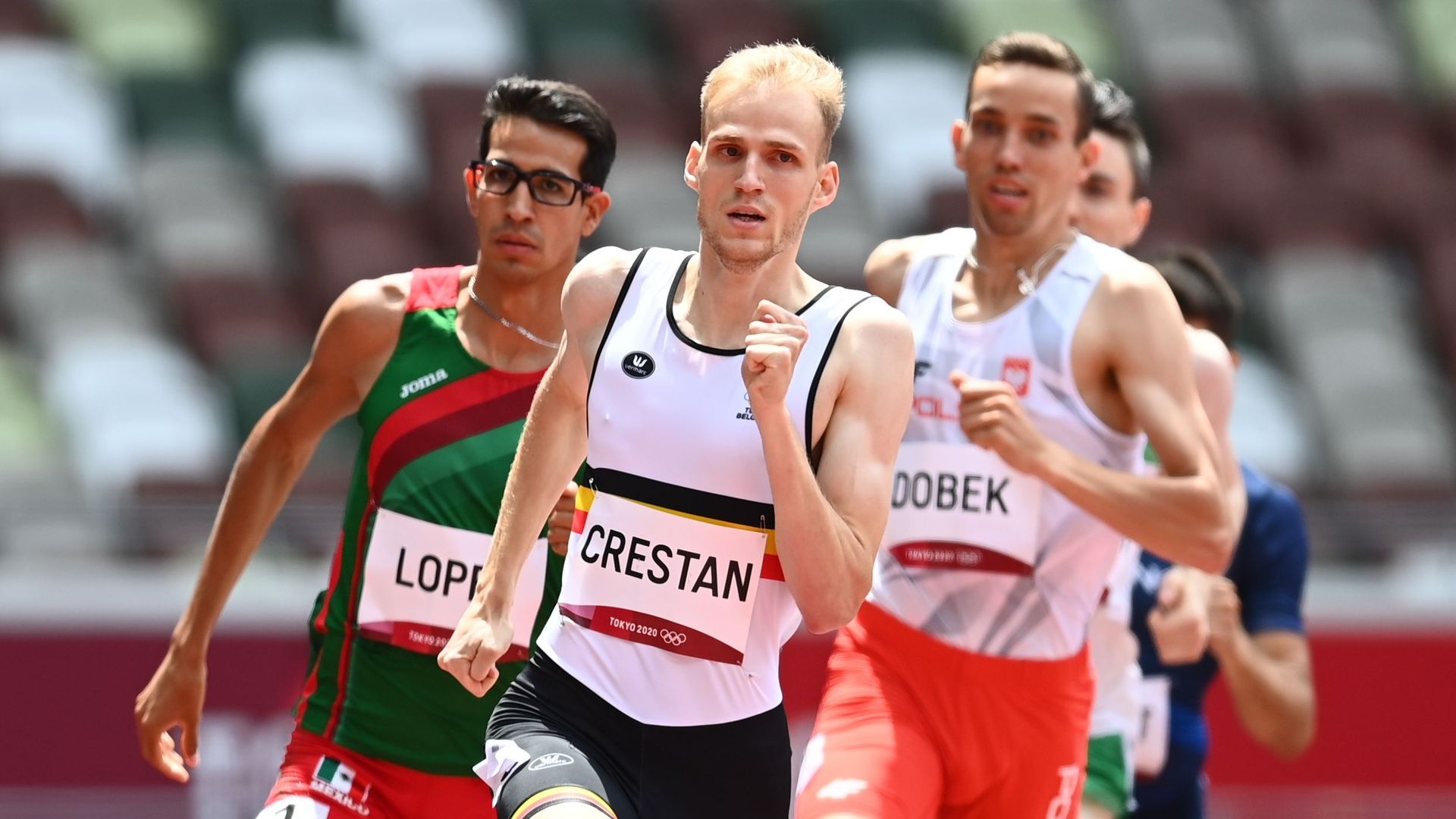 Eliott Crestan s’est qualifié pour la demi-finale du 800m à Tokyo.