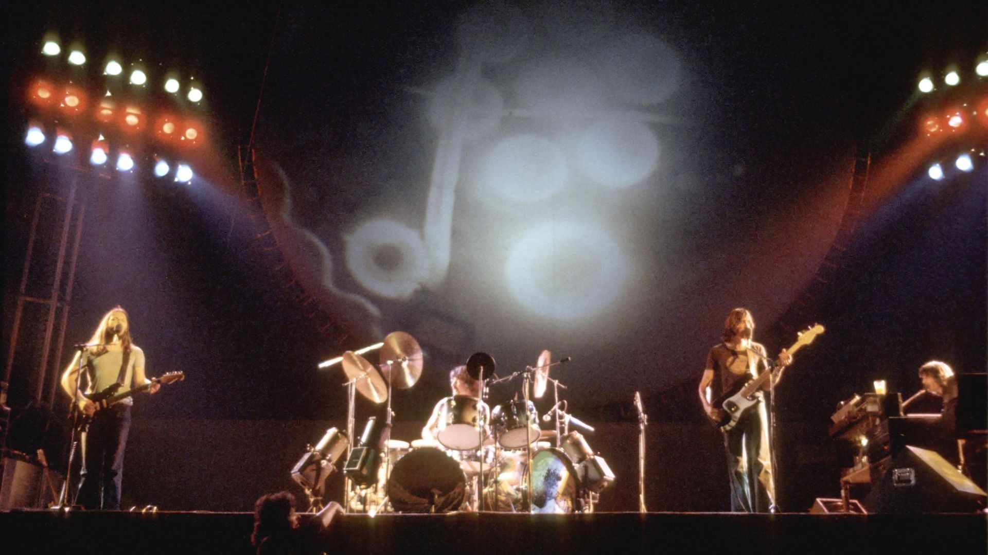Pink Floyd en concert à Los Angeles en avril 1975