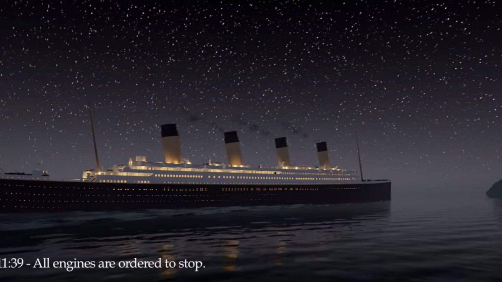 La vidéo qui fait la buzz: 2h40 à regarder couler en temps réel le Titanic