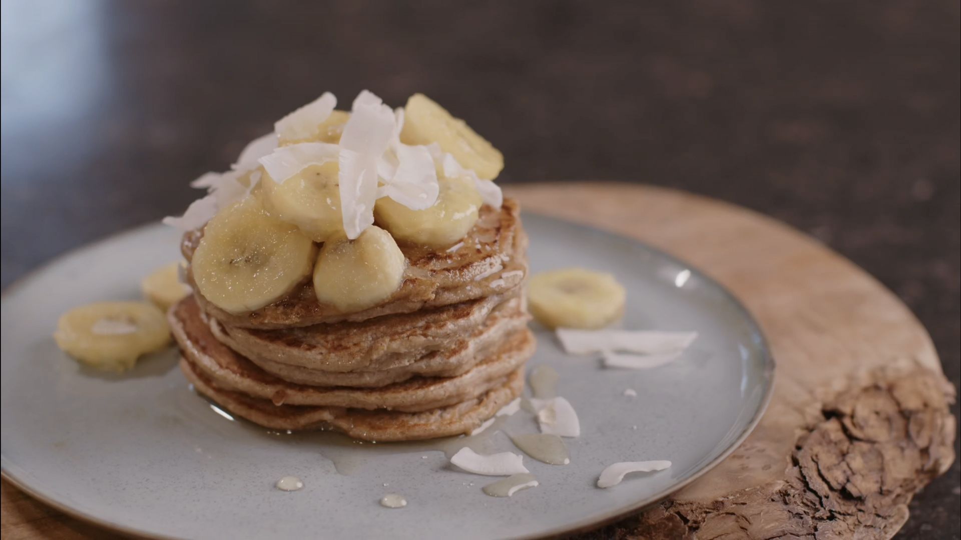 pancakes à la banane
