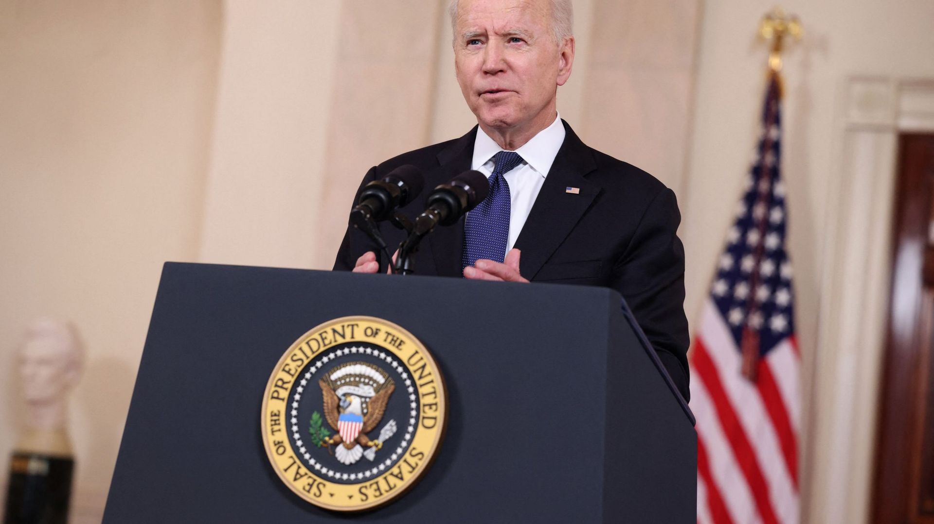 President Biden Delivers Remarks On Conflict In Middle East