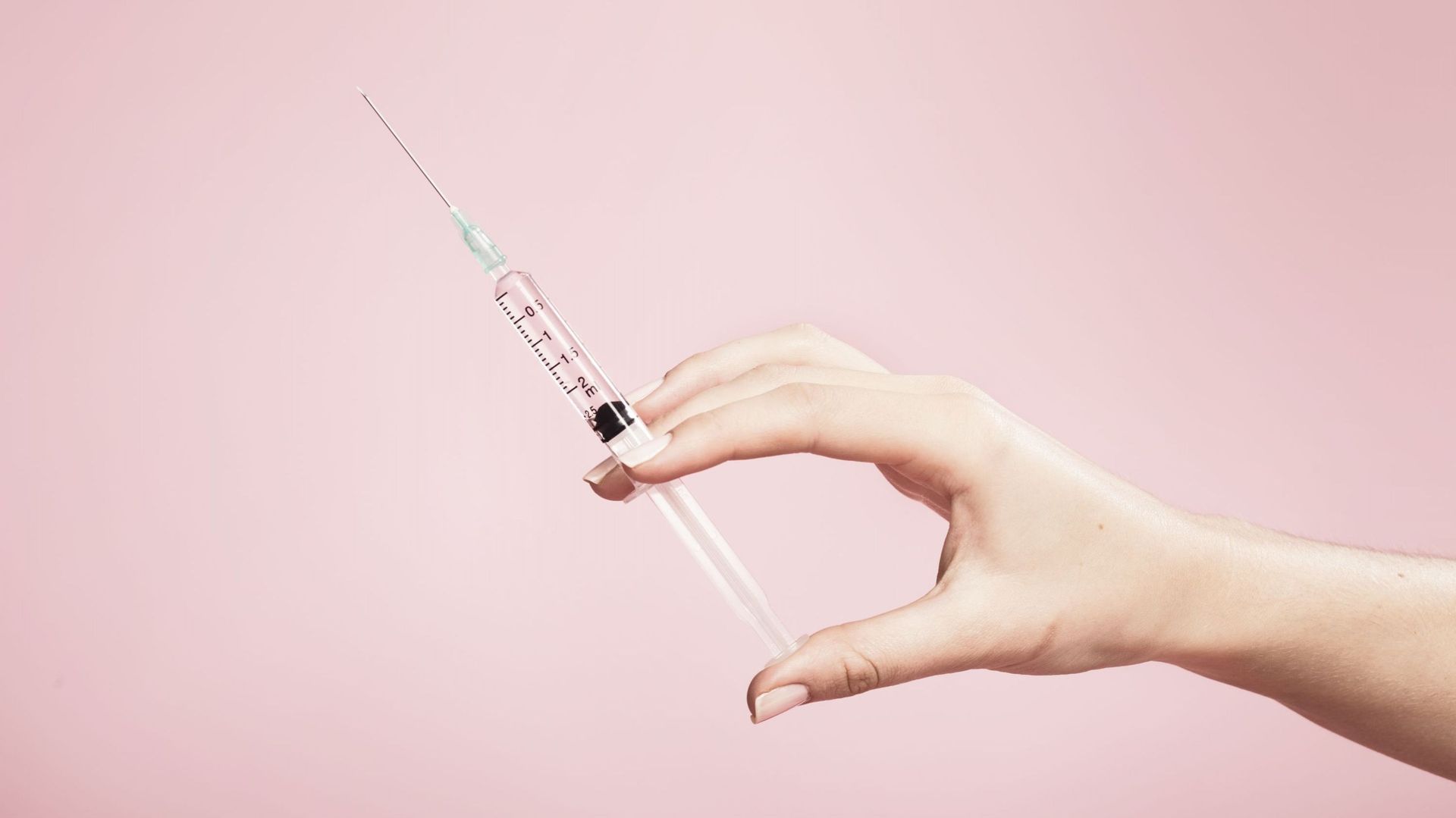 Une seringue de vaccination