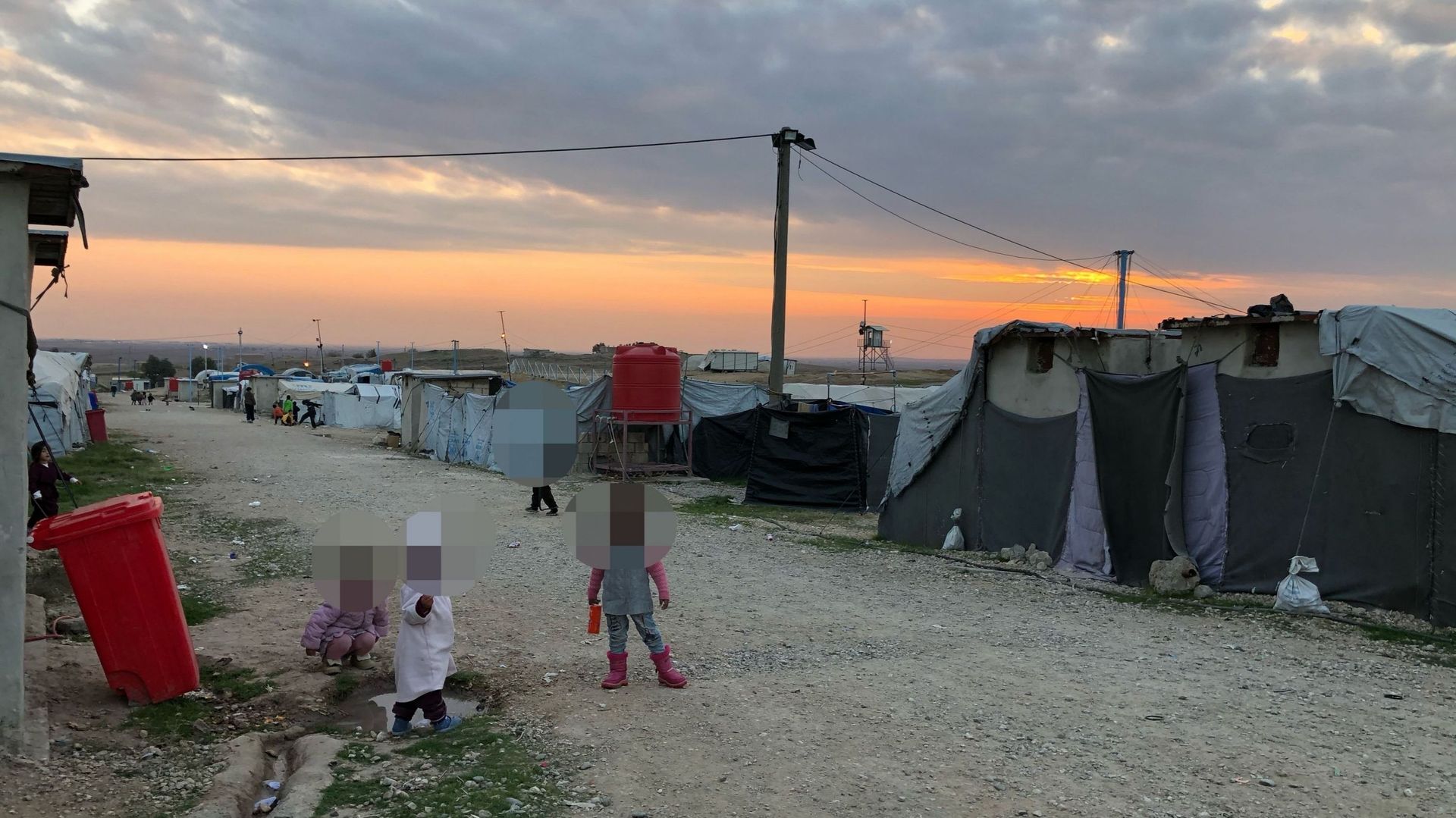 Le camp de Roj, au nord-est de la Syrie. Une 20aine d’enfants belges y vivent