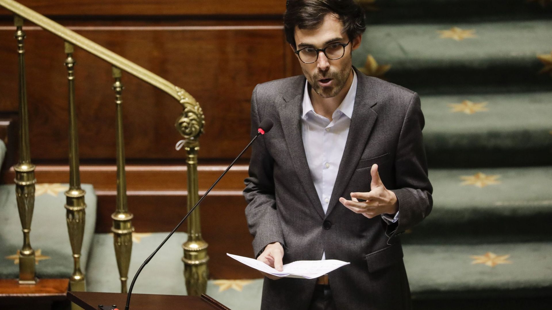 Kristof Calvo, le chef de groupe Groen à la Chambre a remis une couche à la volonté des partis du nord du pays de supprimer le Sénat