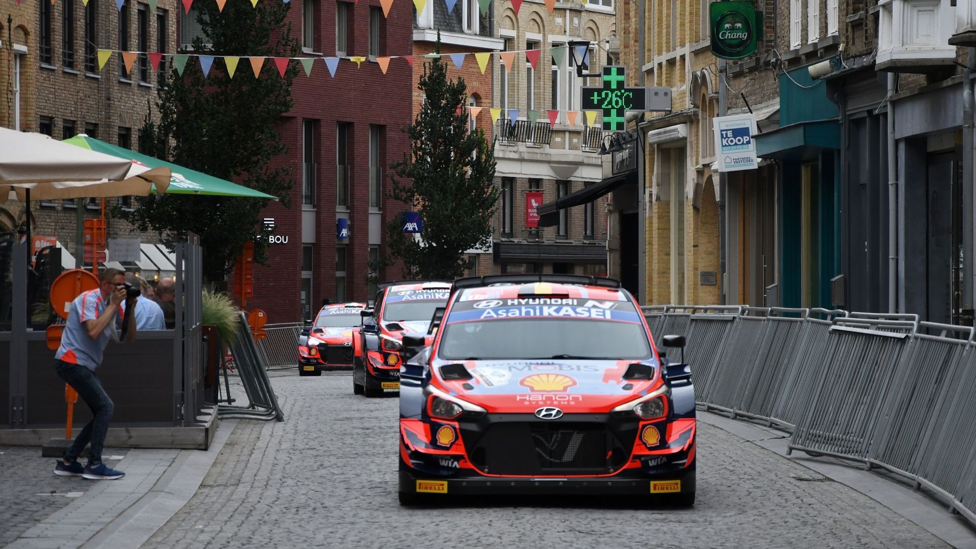 WRC, Rallye d'Ypres : Thierry Neuville (Hyundai) dans les rues d'Ypres