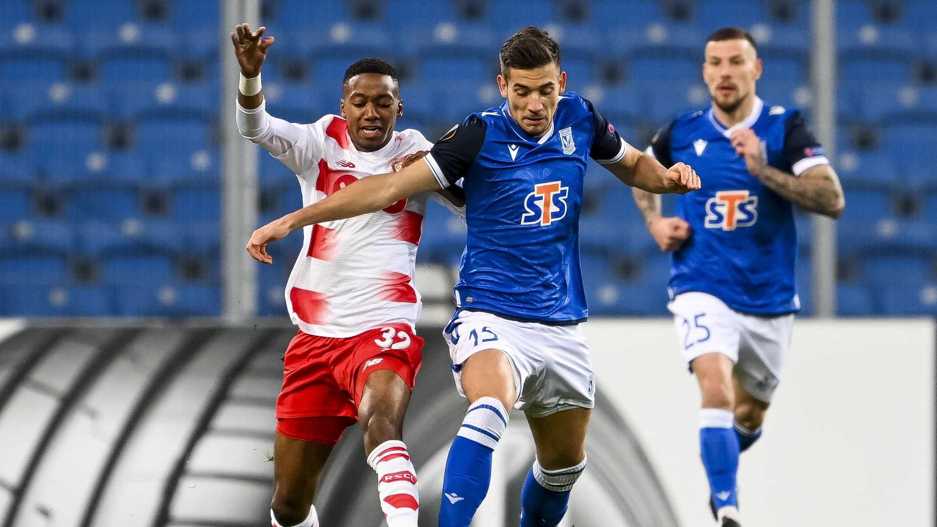 Europa League : Plombé par une défense aux abois, le Standard s’incline contre Lech Poznan