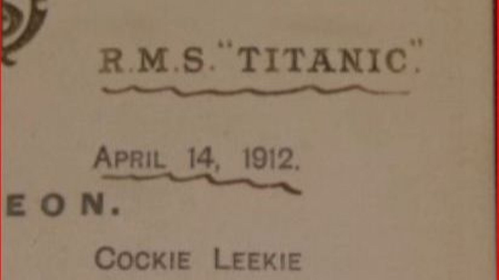 La vente de 5000 objets du Titanic reportée rtbf.be