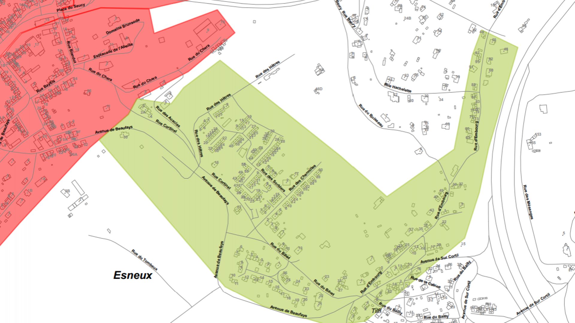 Les habitants qui vivent dans la zone en vert peuvent appeler RESA pour procéder à la réouverture de leur compteur.