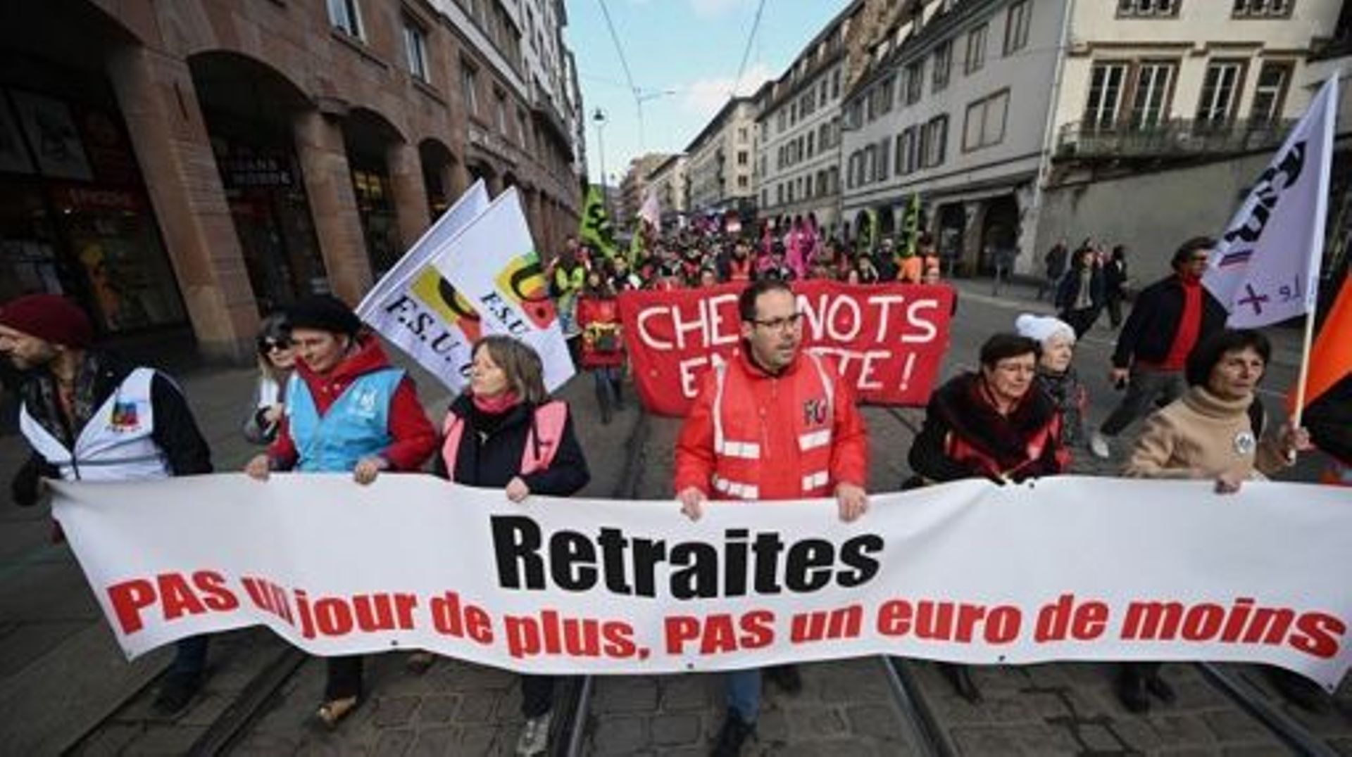 Manifestation à Strasbourg