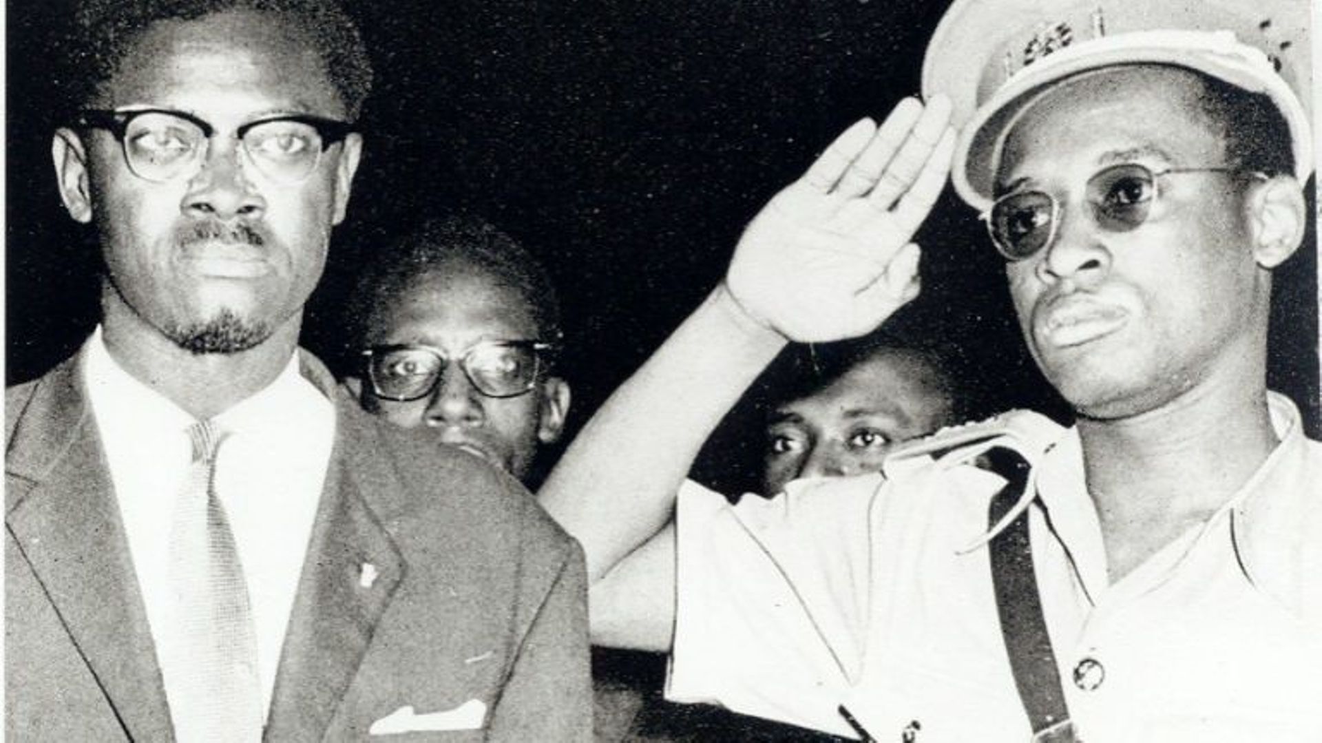 Patrice Lumumba, Premier ministre et ministre de la Défense, et Joseph Mobutu, chef d’état-major