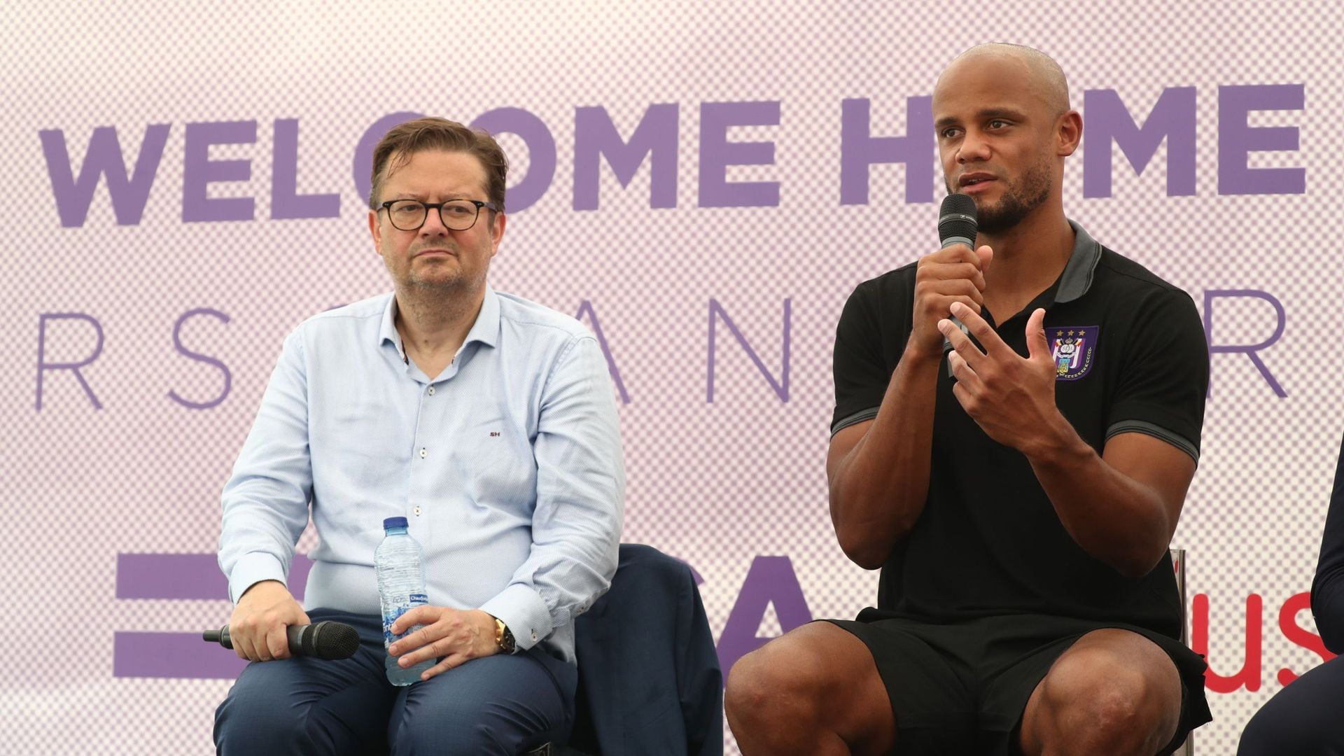 Marc Coucke et Vincent Kompany