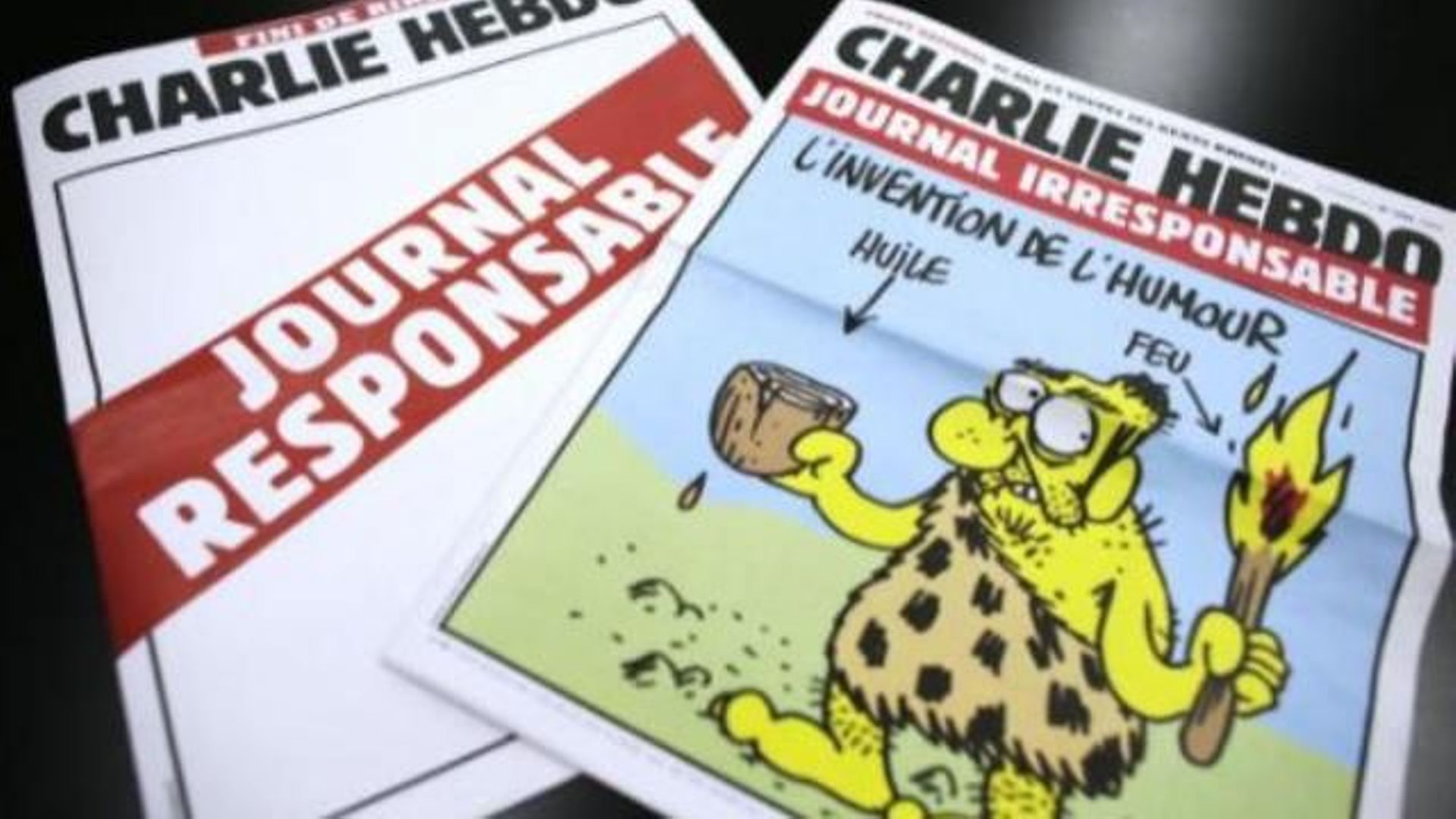 Charlie Hebdo: après les caricatures, un journal sans dessin