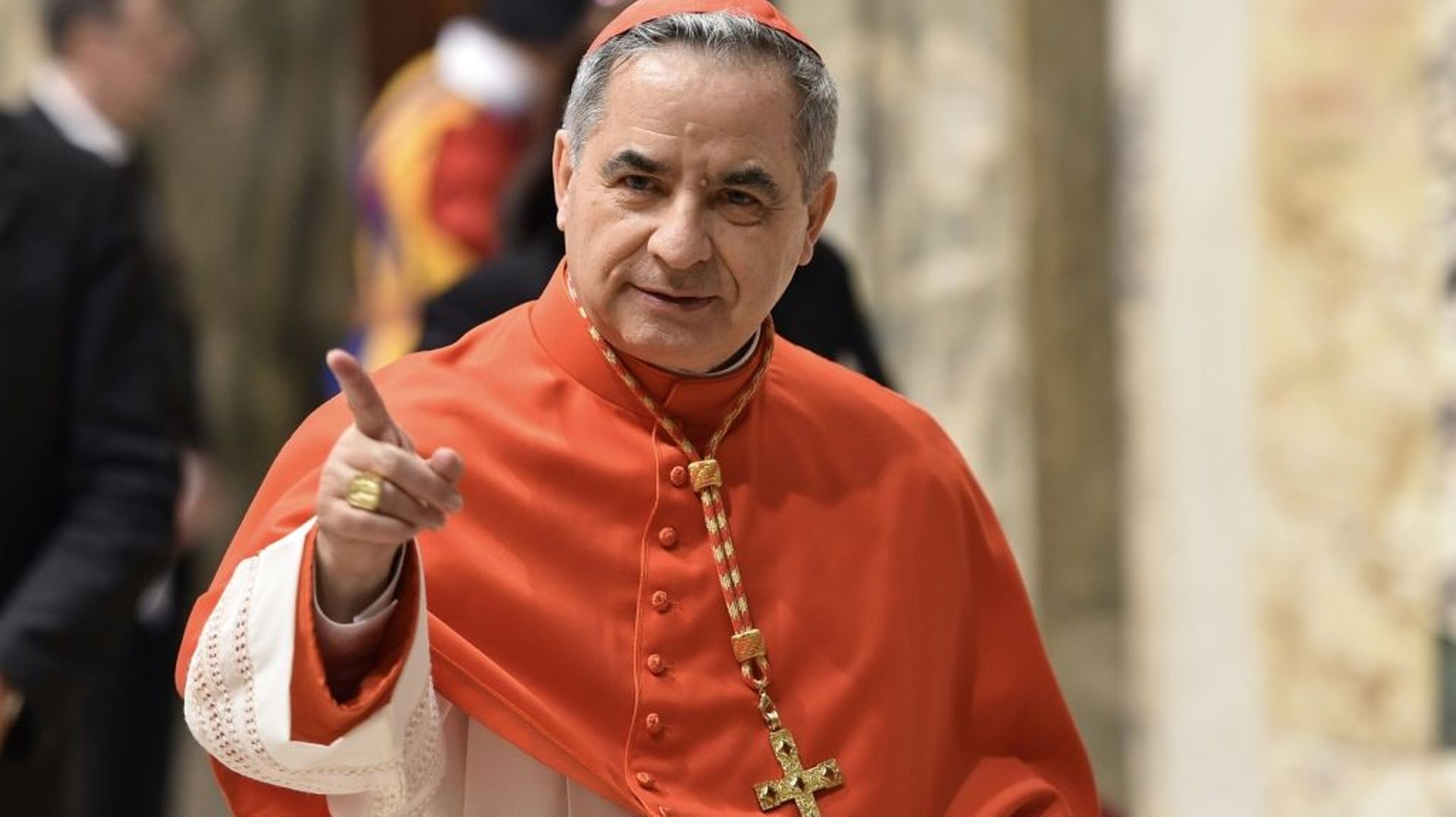 Le Cardinal Giovanni Angelo Becciu, au Vatican, le 28 juin 2018