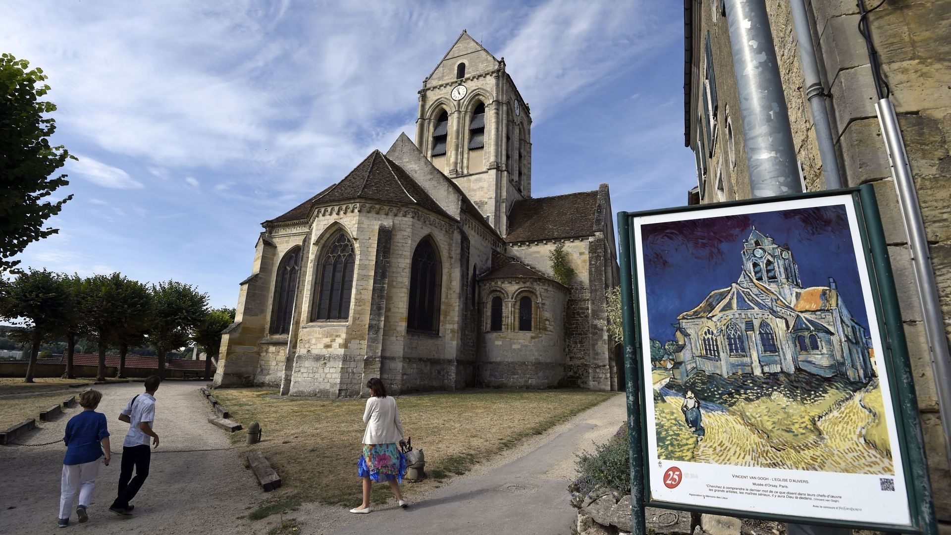 L'église d'Auvers-sur-Oise immortalisée par Van Gogh prend l'eau