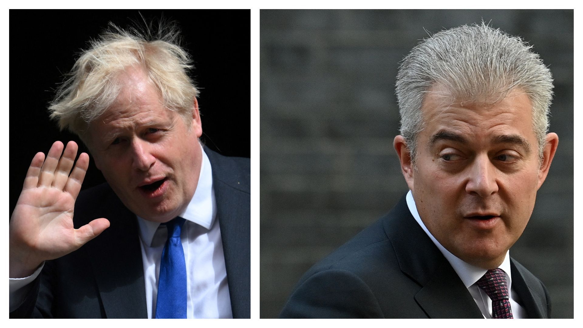 Boris Johnson et Brandon Lewis (images d’illustration)
