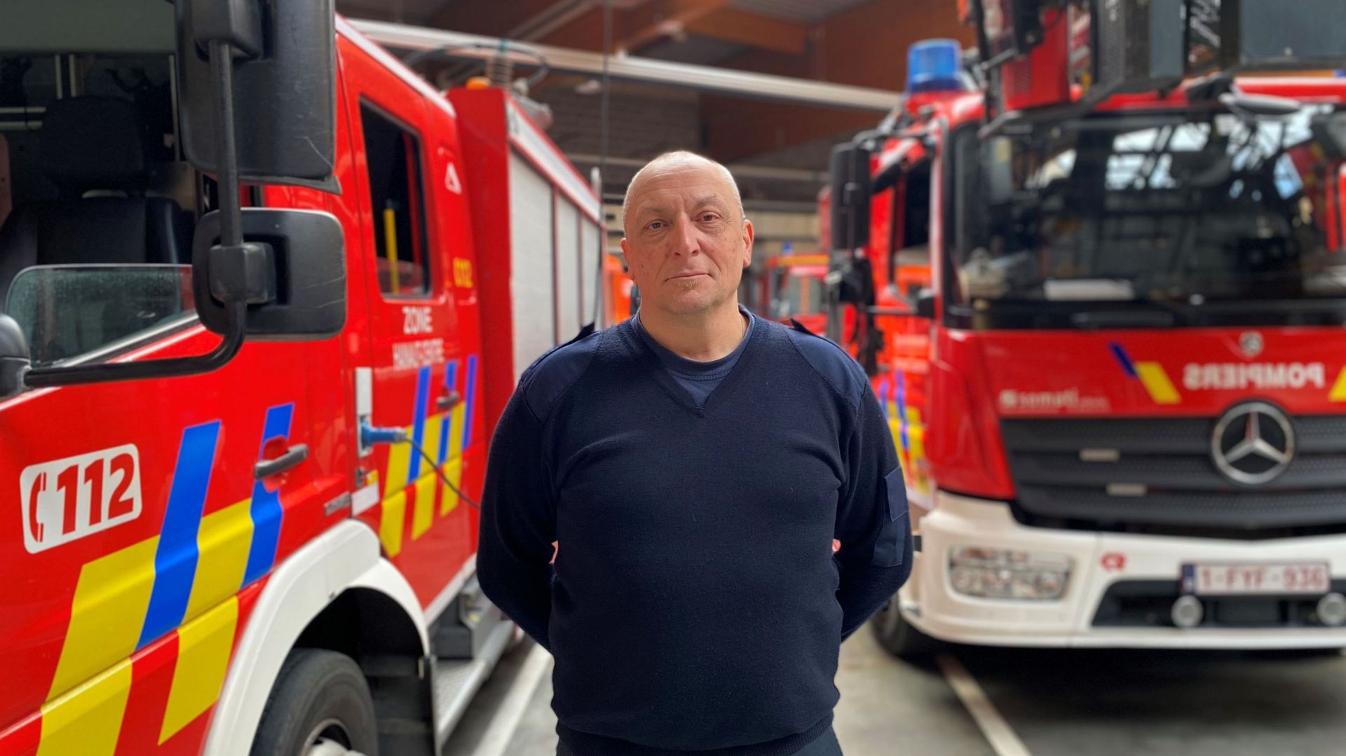 Le Lieutenant Scoubeau des pompiers de Mons se souvient que la grande échelle ne permettait pas d’atteindre les trois derniers étages de la tour des Mésanges.