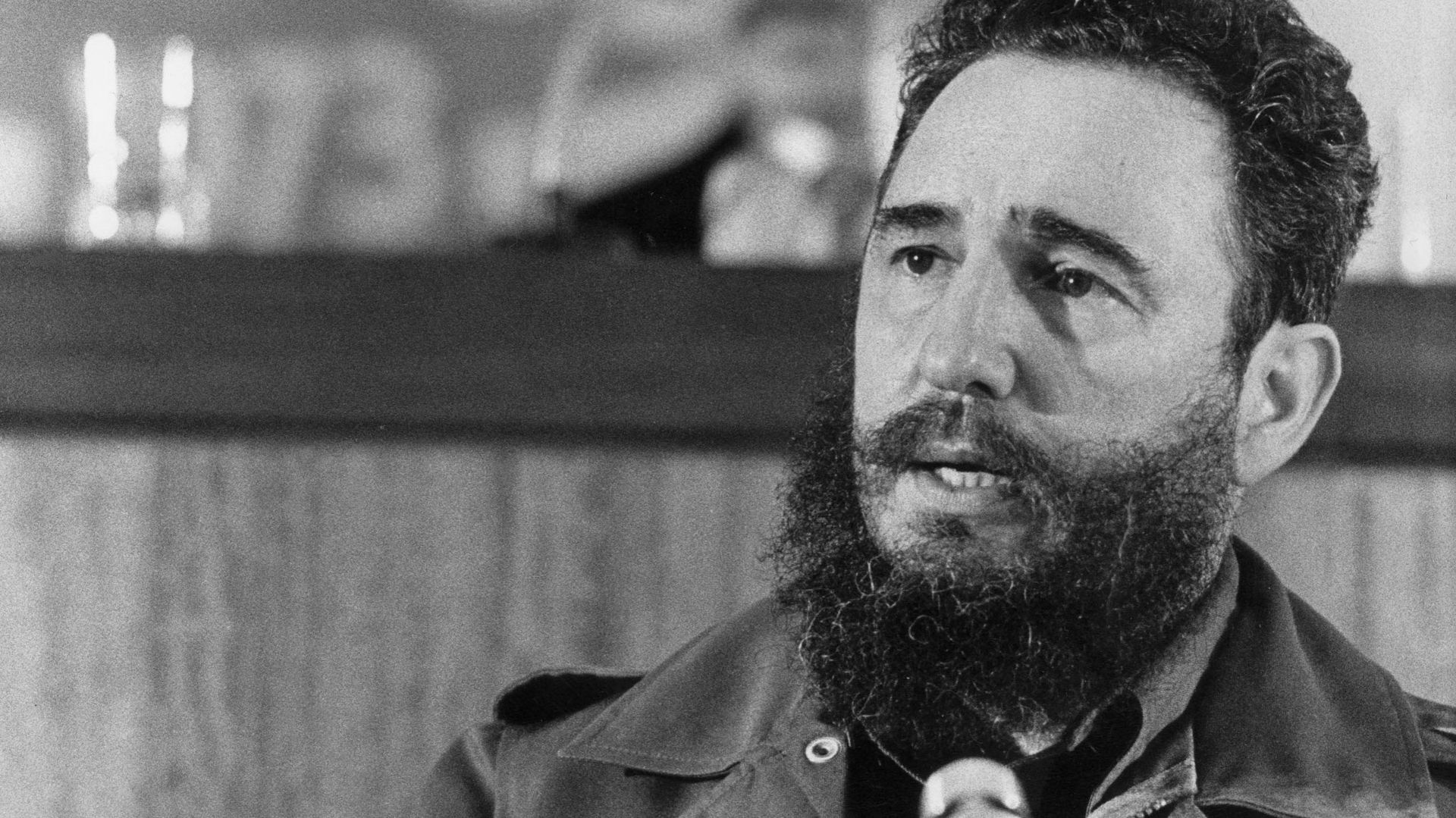 Fidel Castro à Alger (septembre 1973).