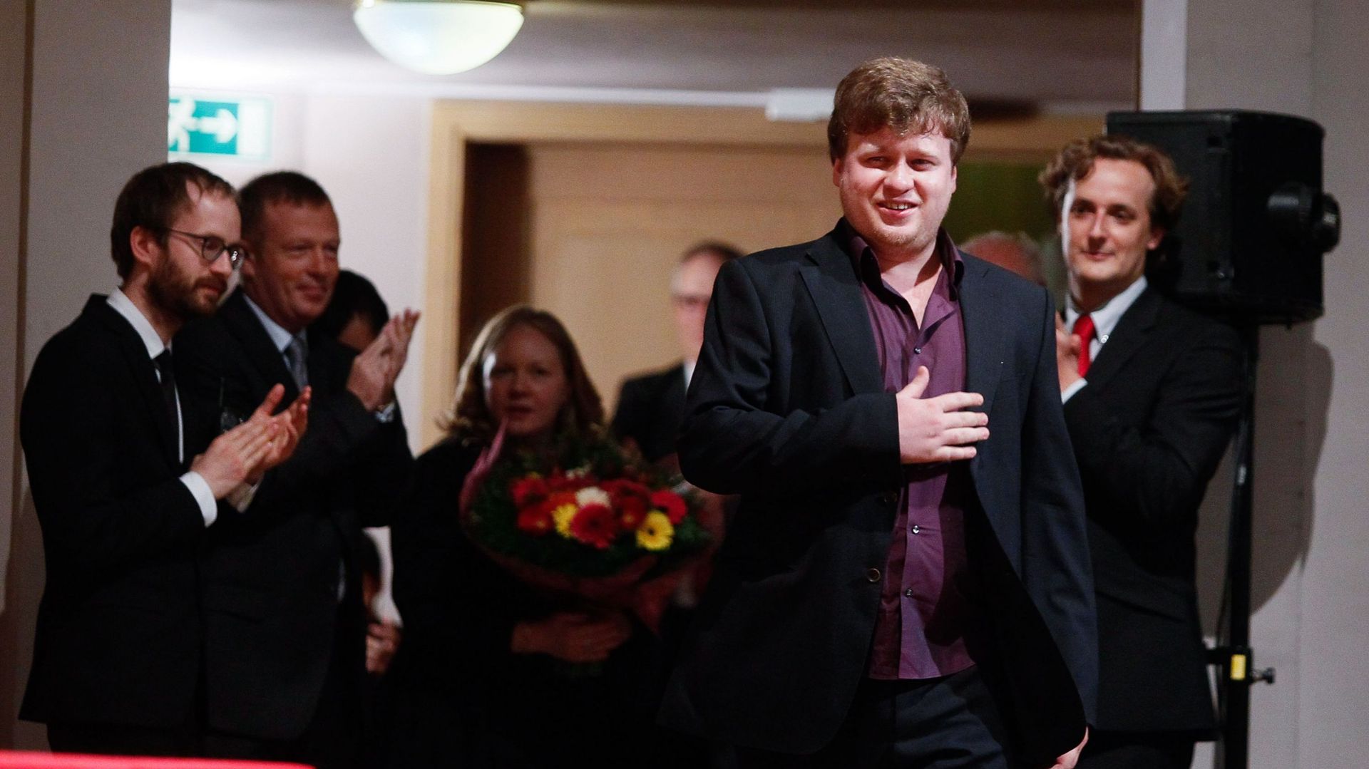  Andrey Baranov à la proclamation des résultats en 2012