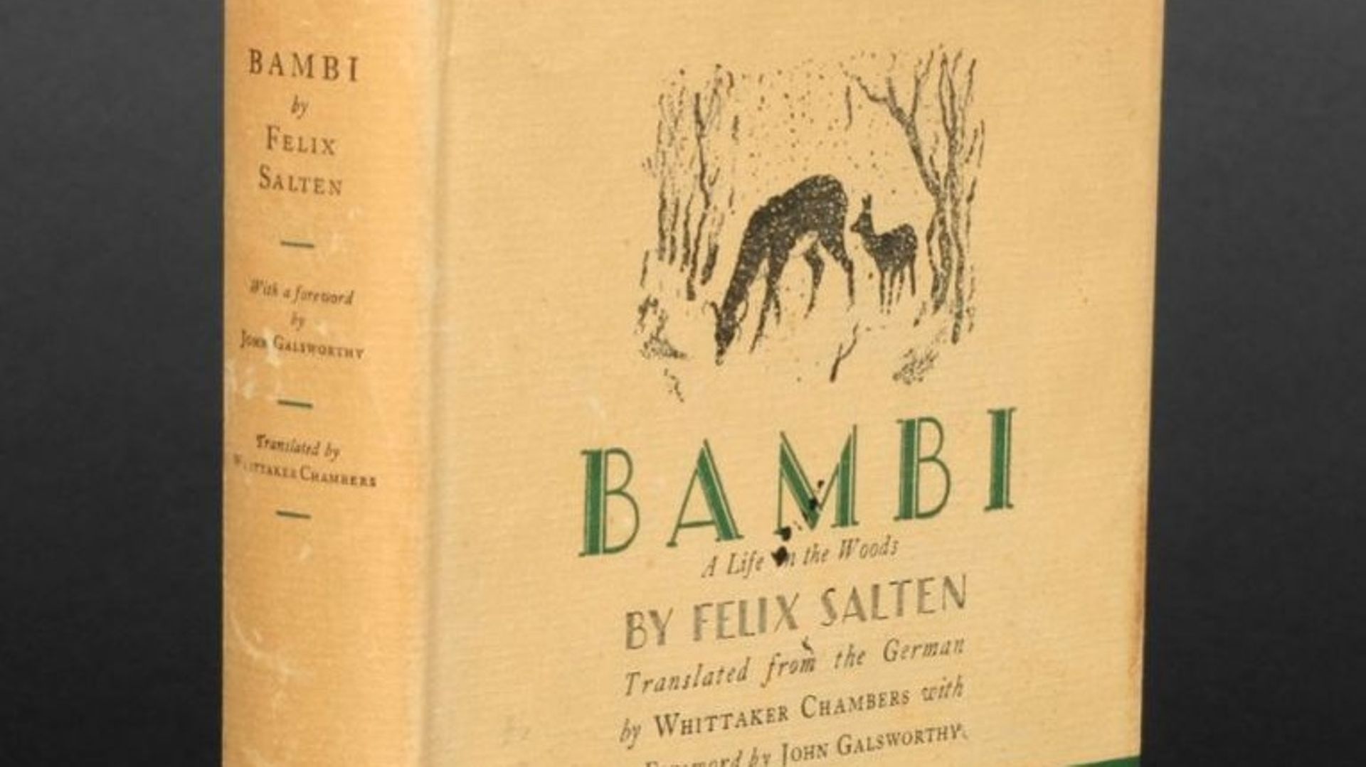 Avant le dessin animé, il y a eu "Bambi" le livre