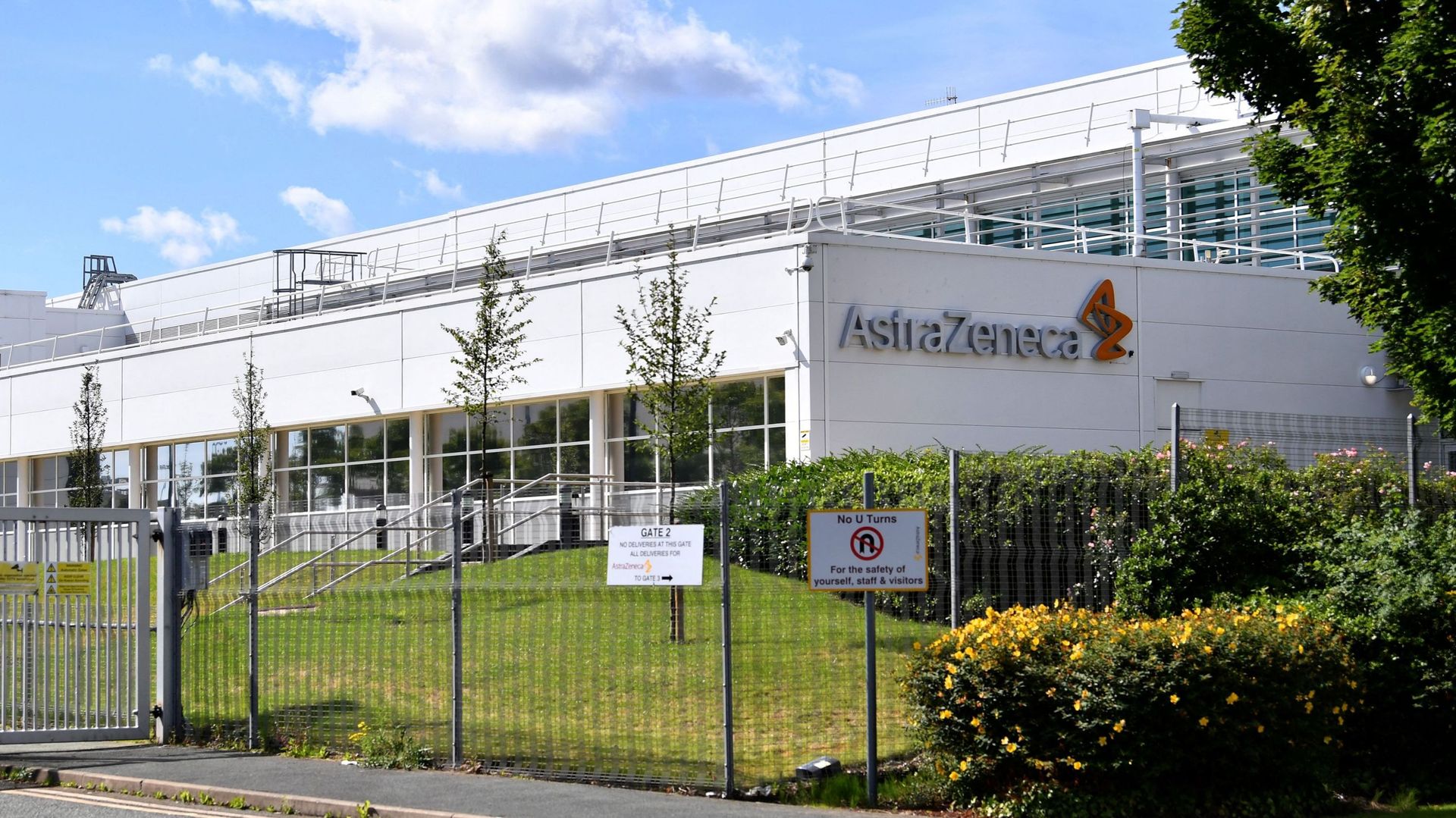 Une usine AstraZeneca à Liverpool