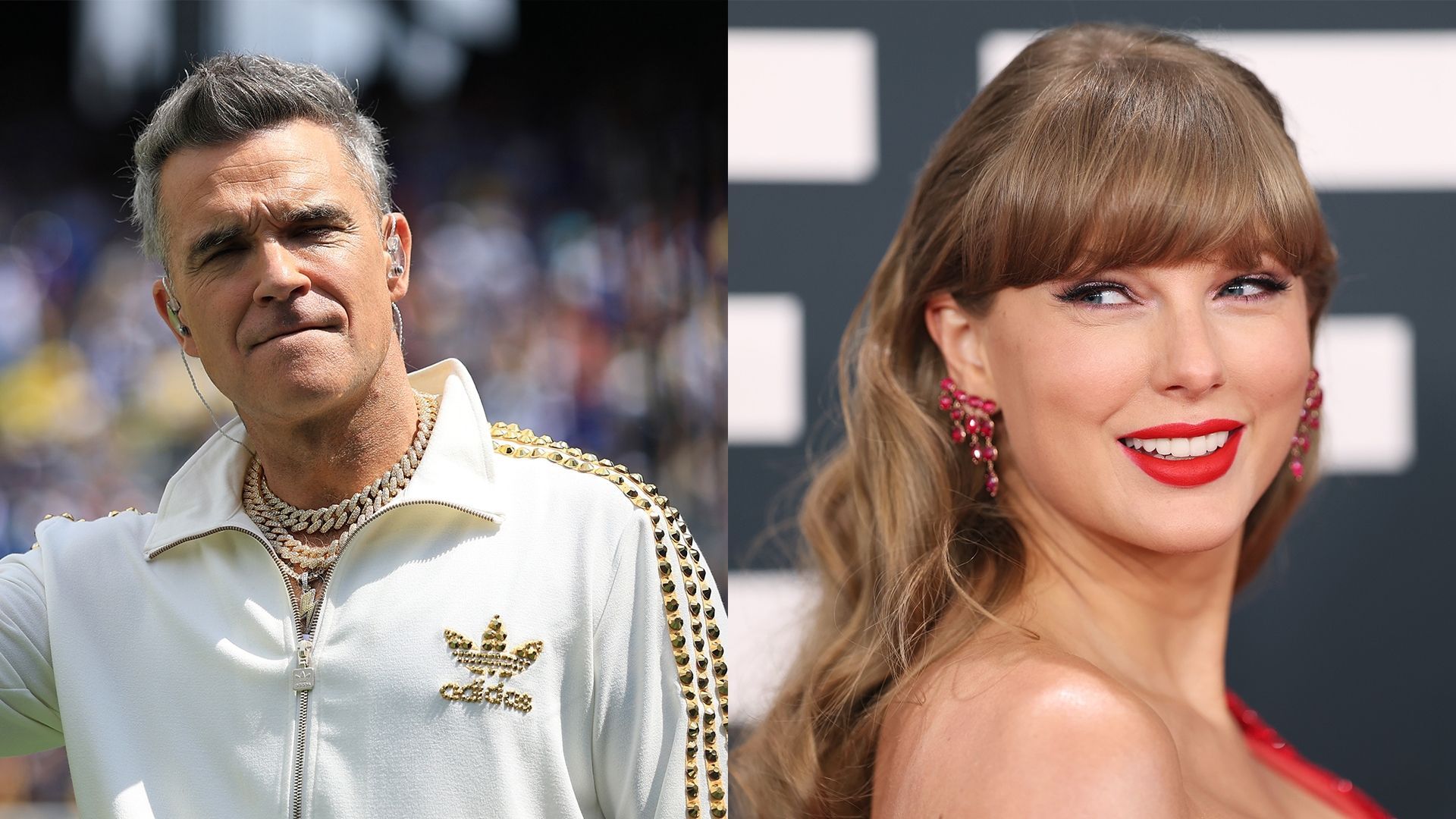 Robbie Williams craindrait-il la concurrence de Taylor Swift?