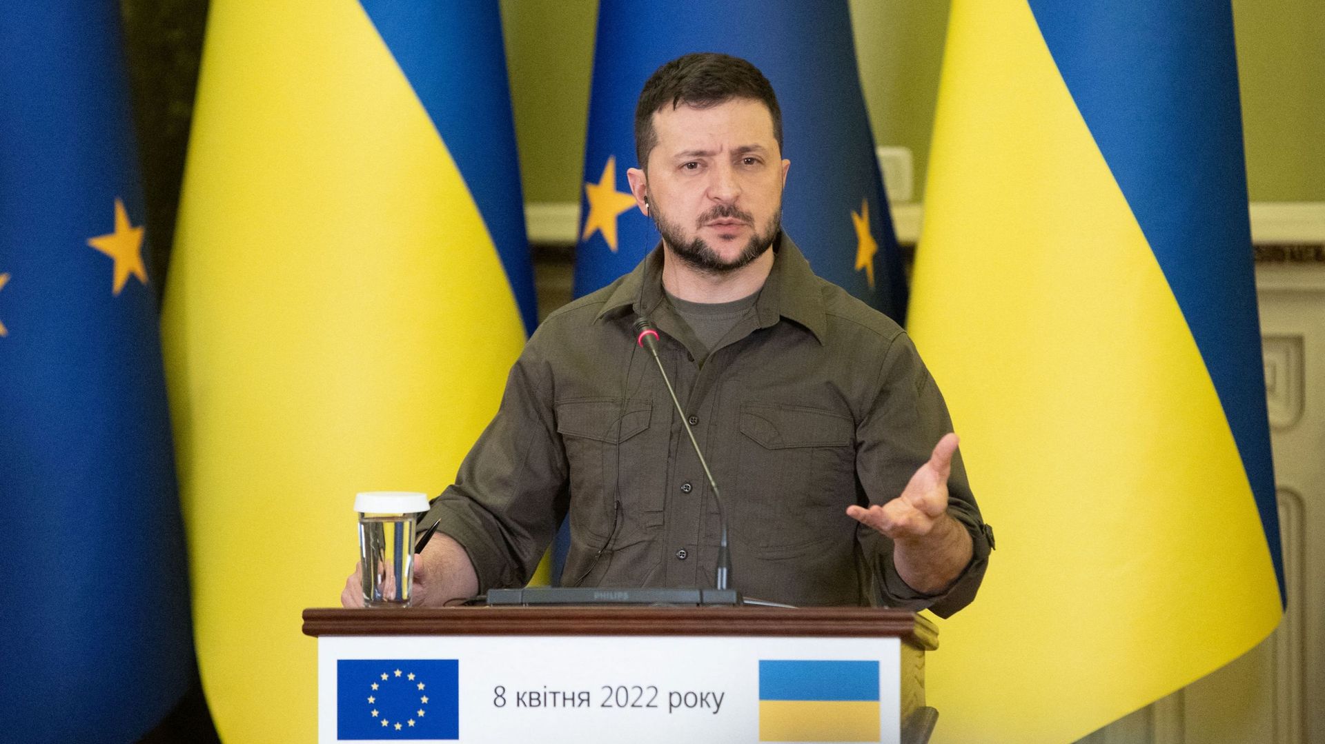Guerre en Ukraine : Zelensky dénonce "des centaines de viols", "y compris de jeunes filles mineures et de tout petits enfants"