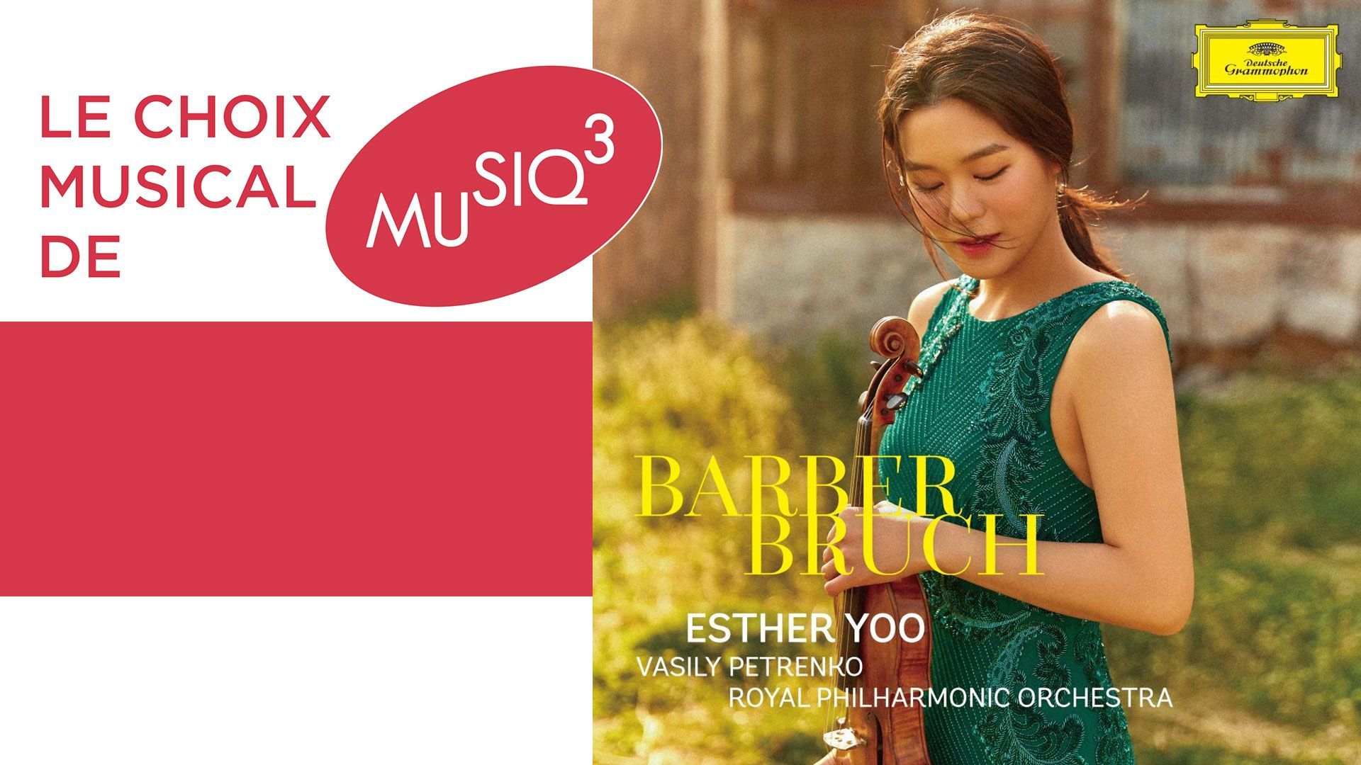 Esther Yoo, onze ans après le Concours Reine Elisabeth, revient avec les concertos pour violon de Barber et Bruch