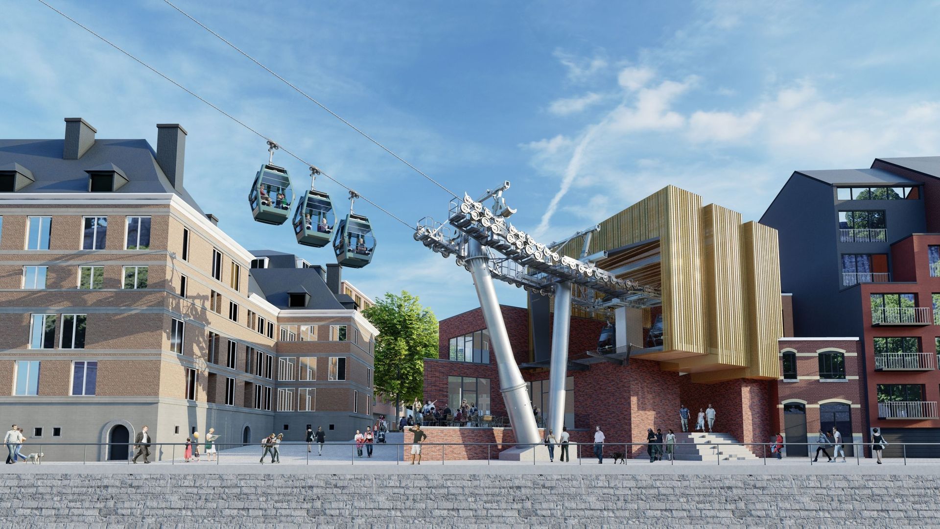 Namur: feu vert pour la construction du téléphérique qui devrait commencer début 2020