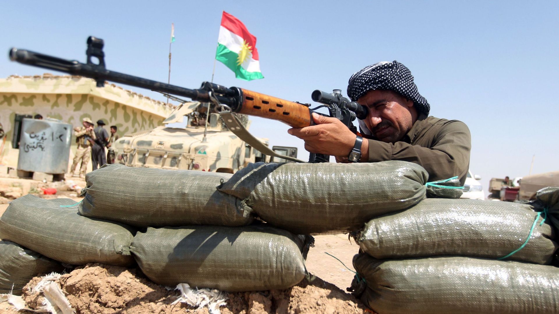Un combattant du Kurdistan irakien