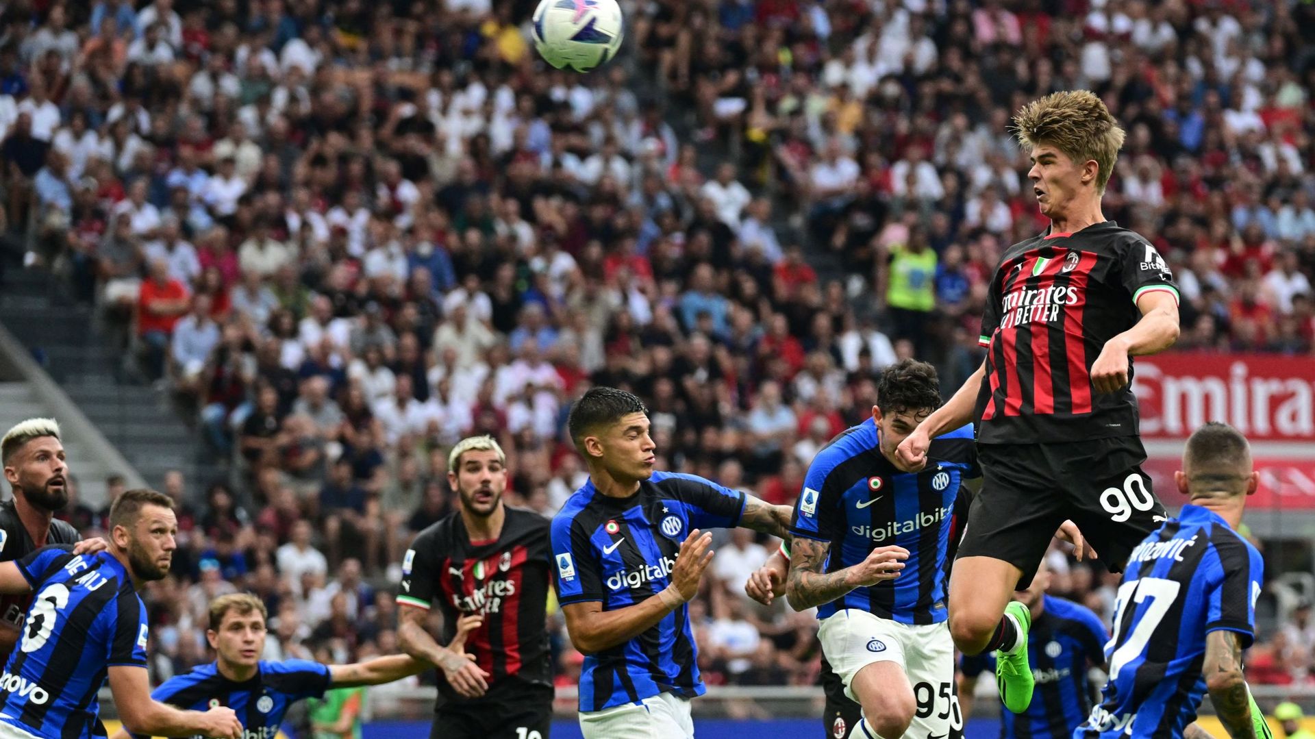 Le derby entre l'AC Milan et l'Inter a vu le premier remporter les trois points.