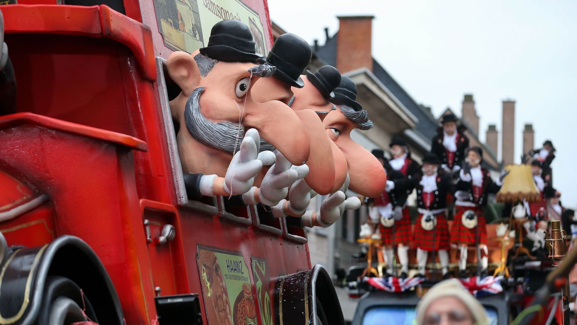 Le carnaval d'Alost en février 2020.