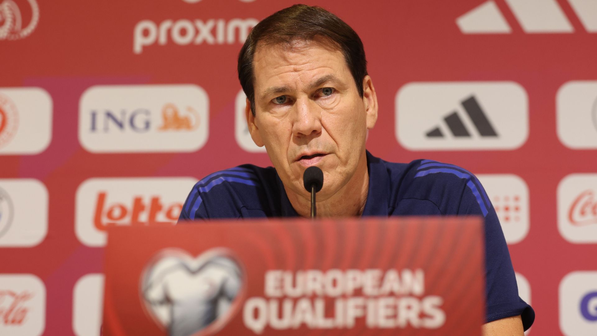Diables Rouges - Rudi Garcia a un plan : "Ouvrir le score, se mettre à l'abri et reprendre la tête du groupe"