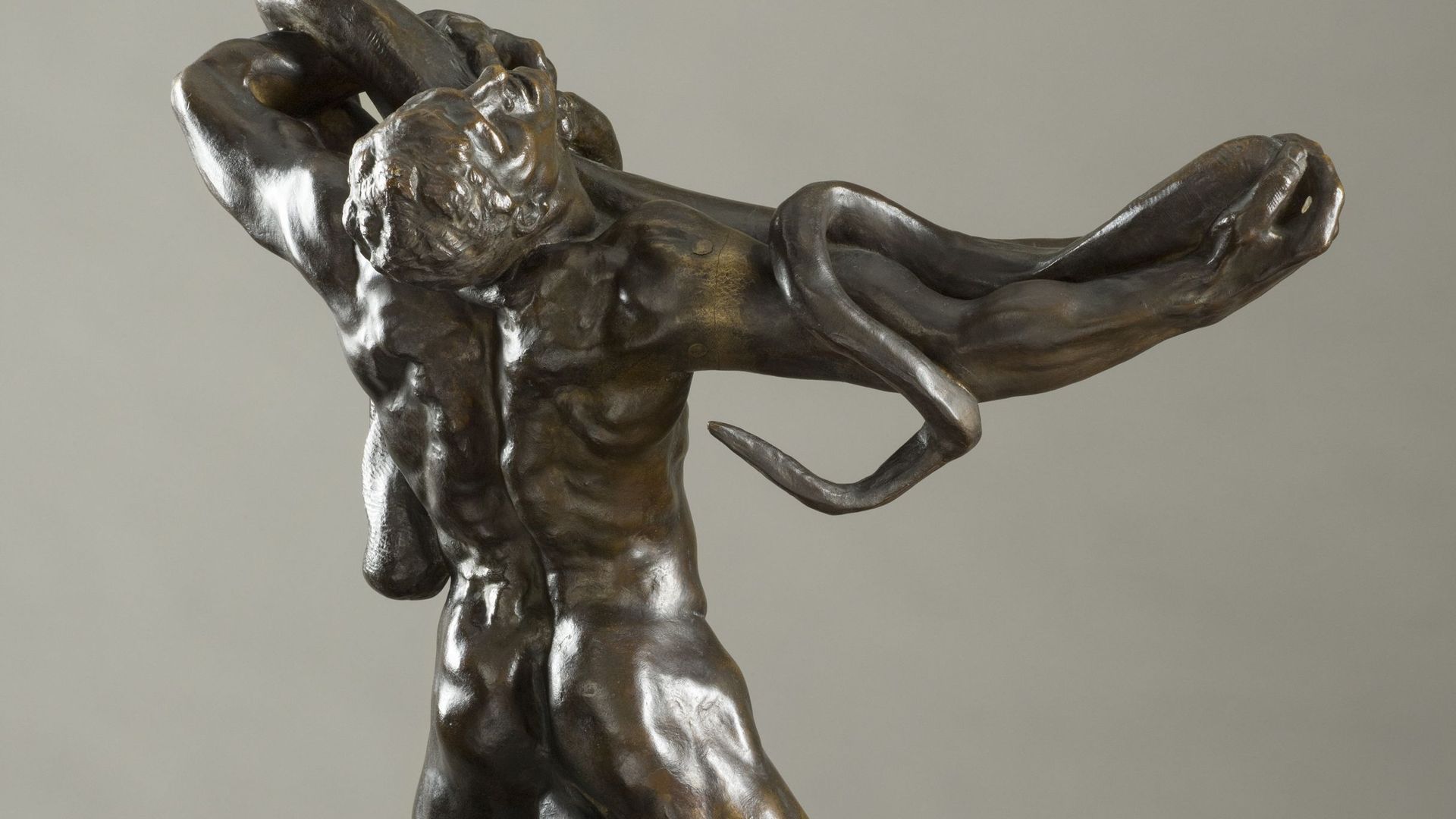 "L'Homme au serpent", d'Auguste Rodin